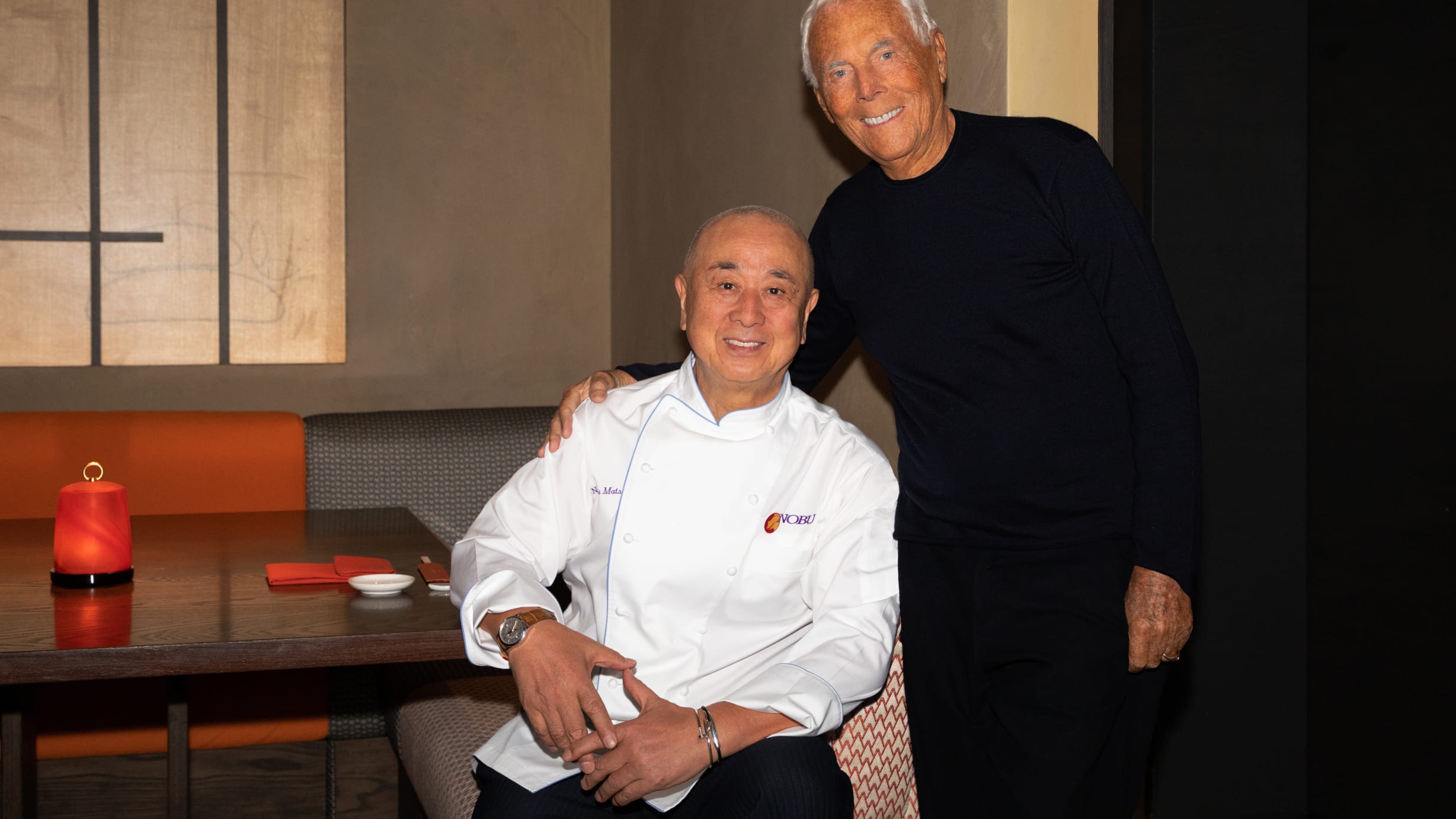 Mr. Armani & Nobu san