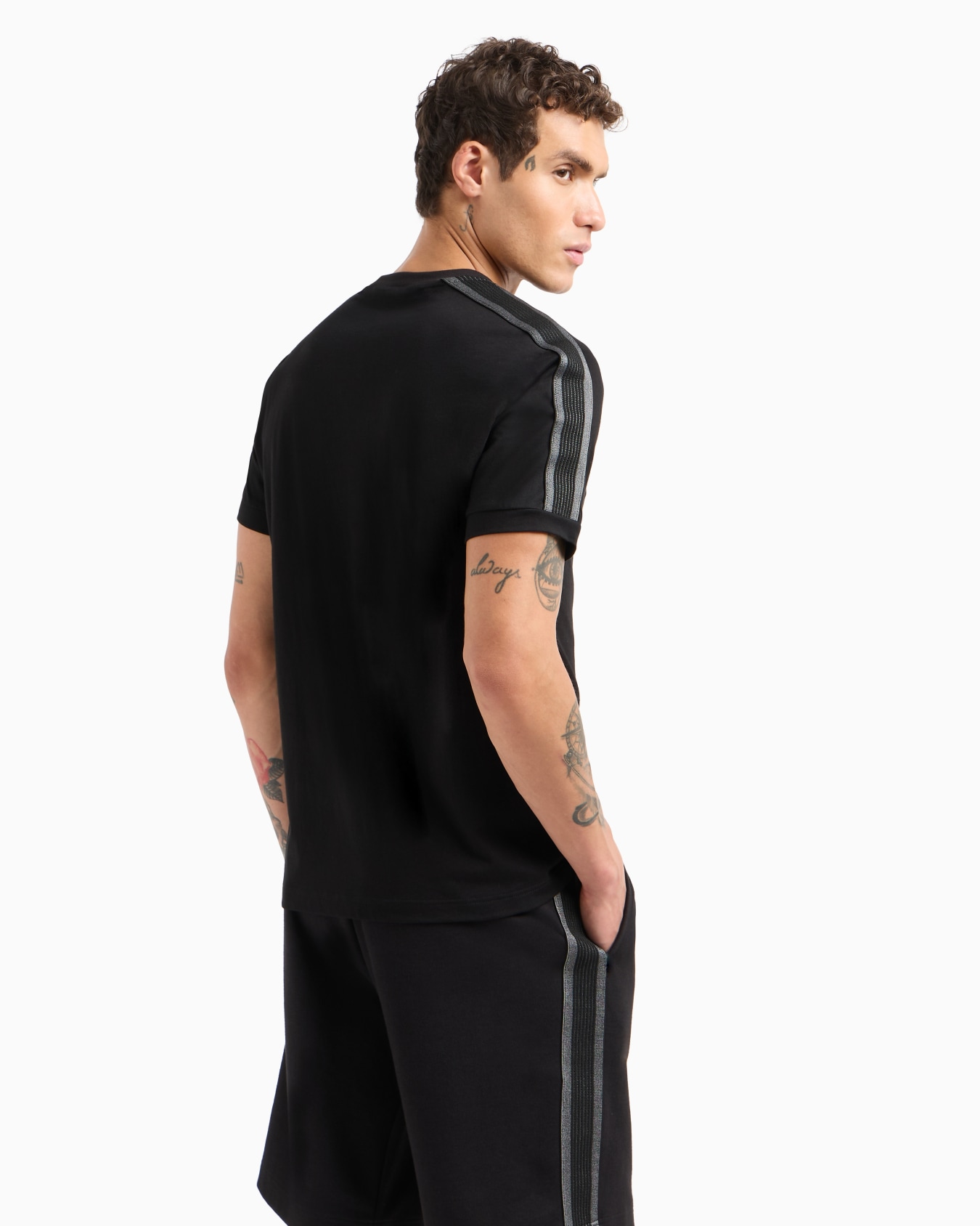 T-shirt Logo Series in jersey di cotone Slide 2