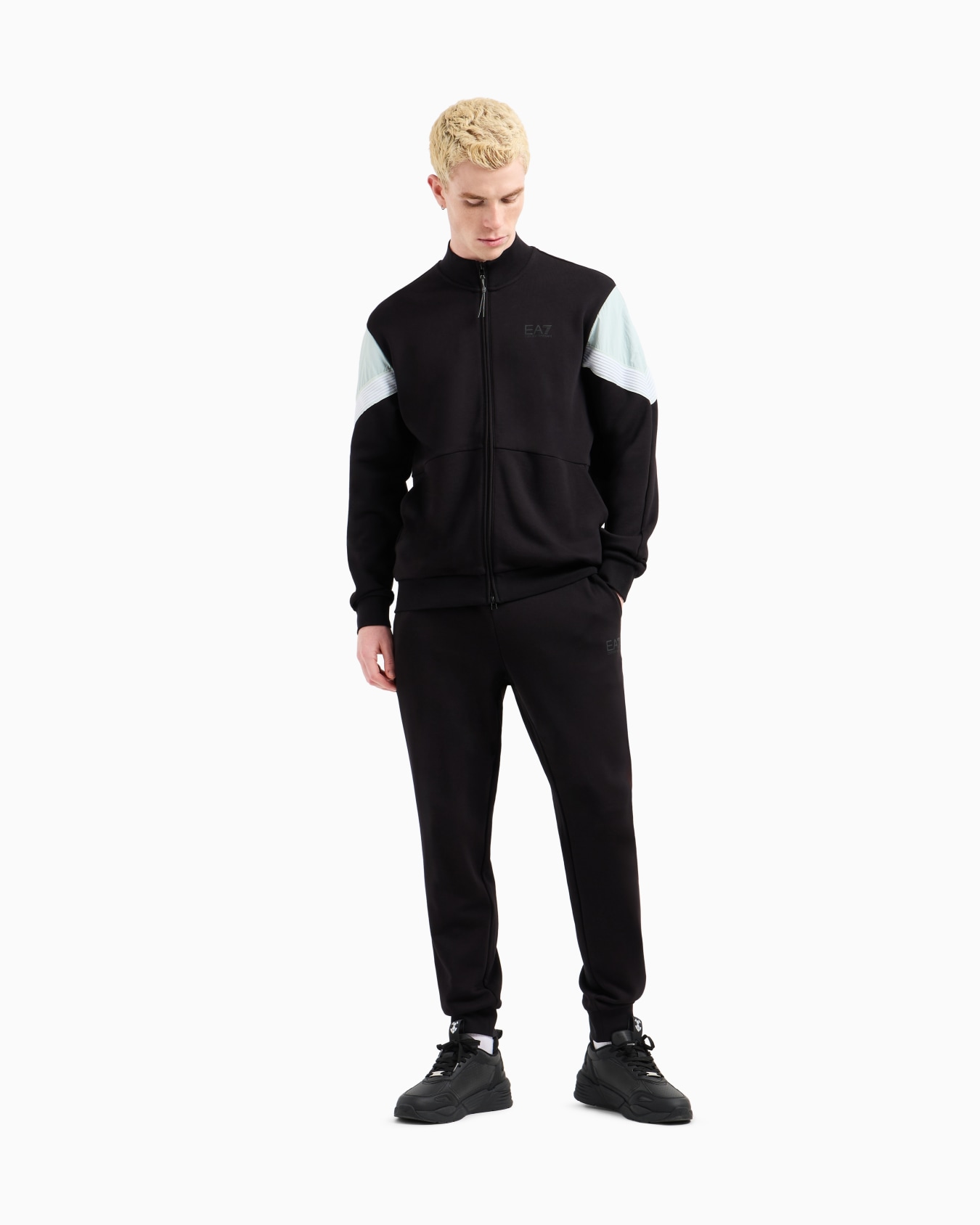 7 Lines cotton jersey tracksuit Slide 3