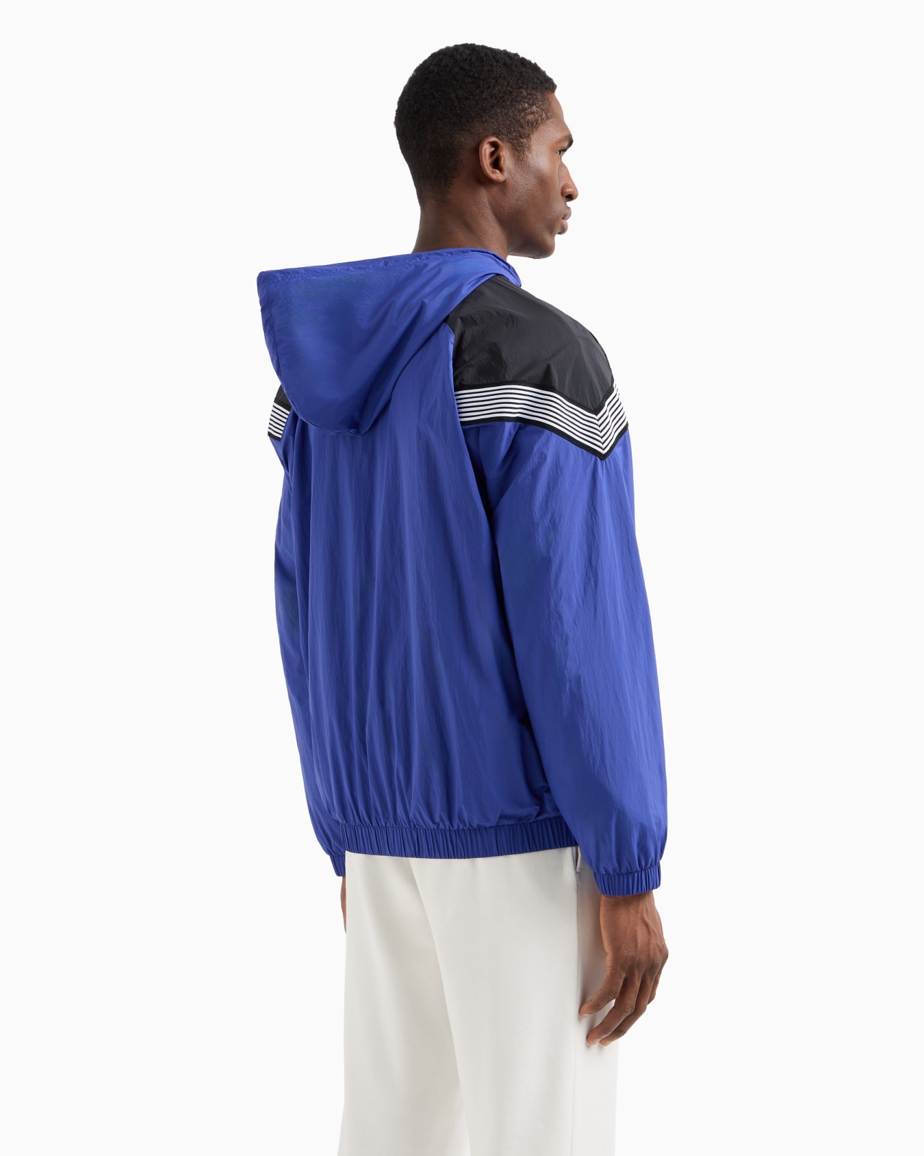7 Lines nylon hooded jacket Slide 2