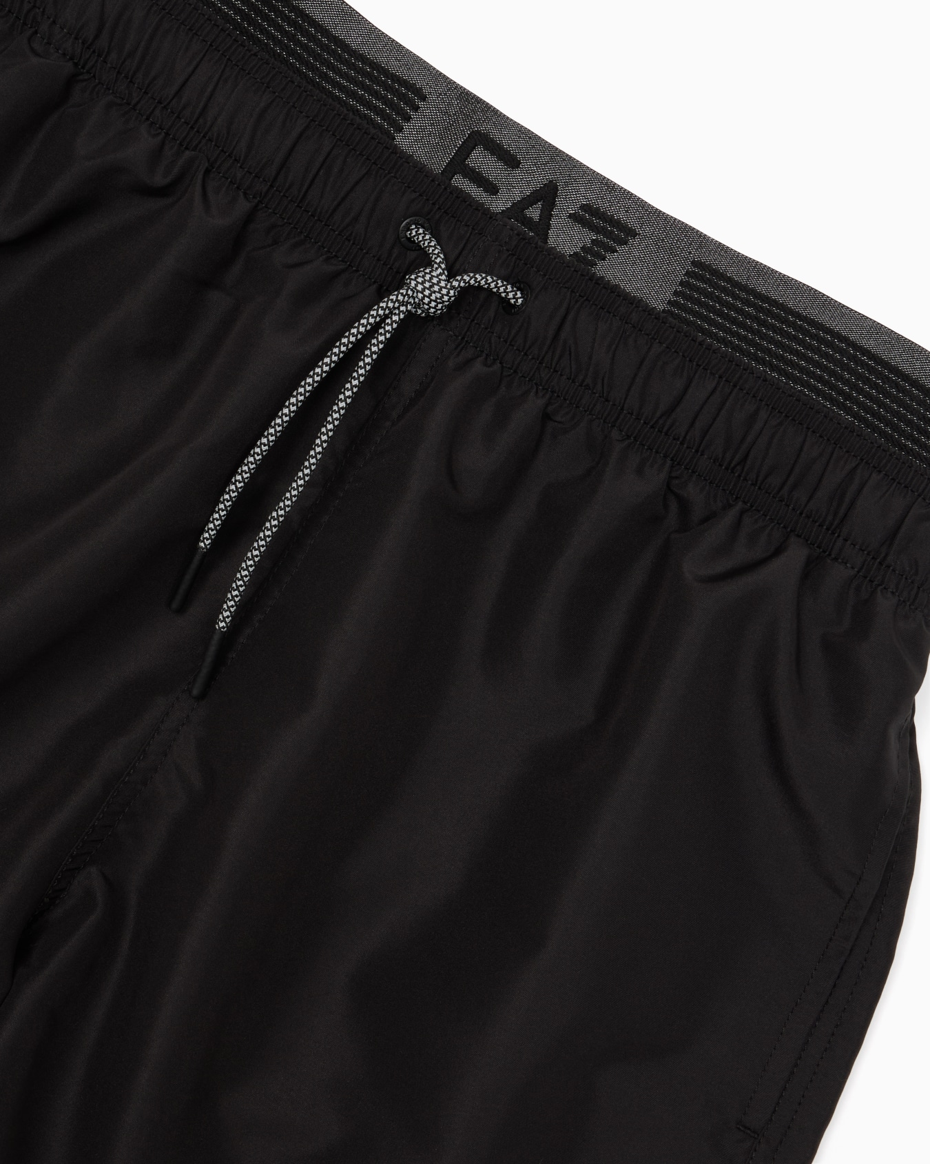 Logo Series swim trunks with logo tape Slide 3
