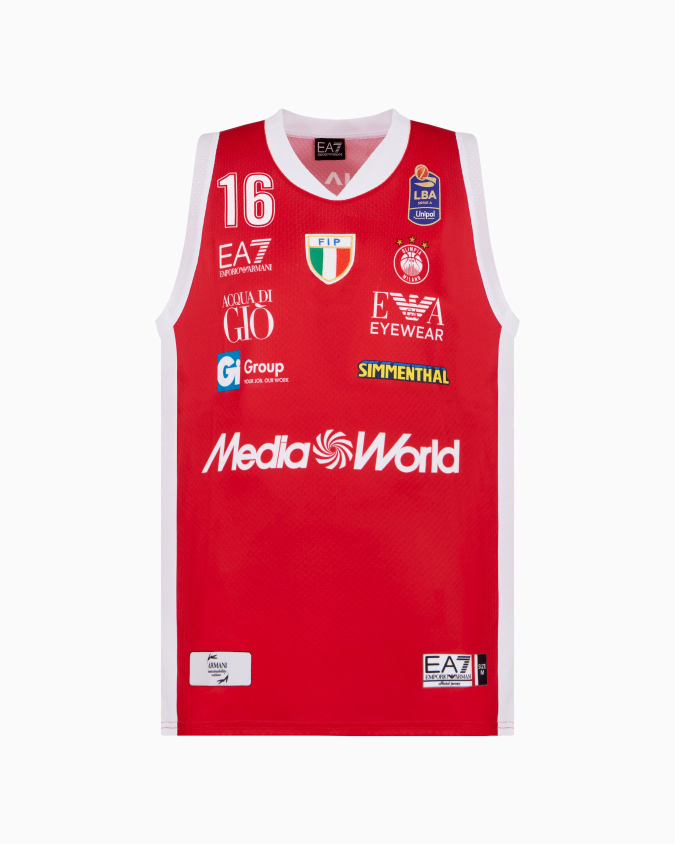 Olimpia Milano 24/25 Championship replica tank top Slide 0