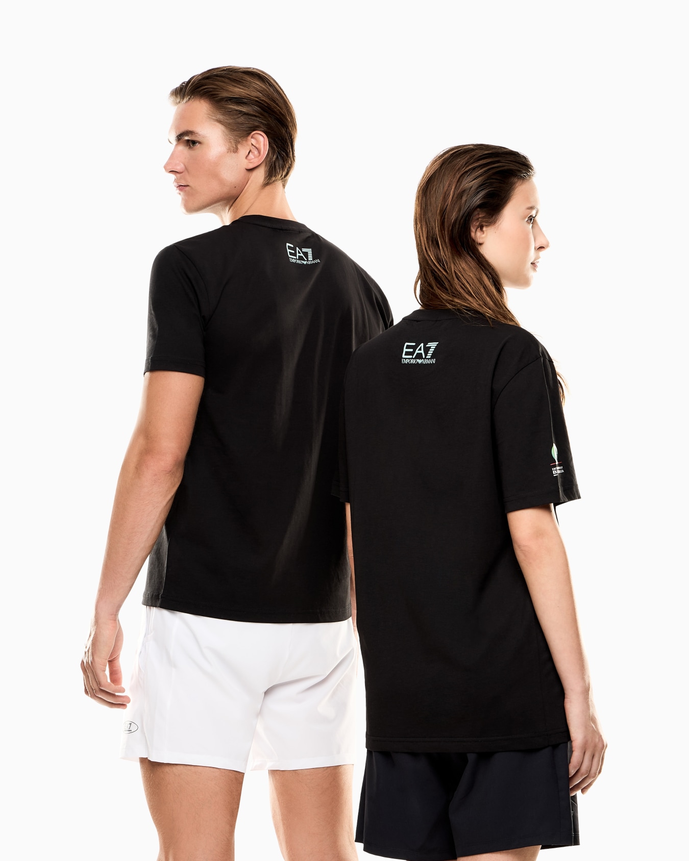 Italian Open cotton crew-neck T-shirt Slide 2
