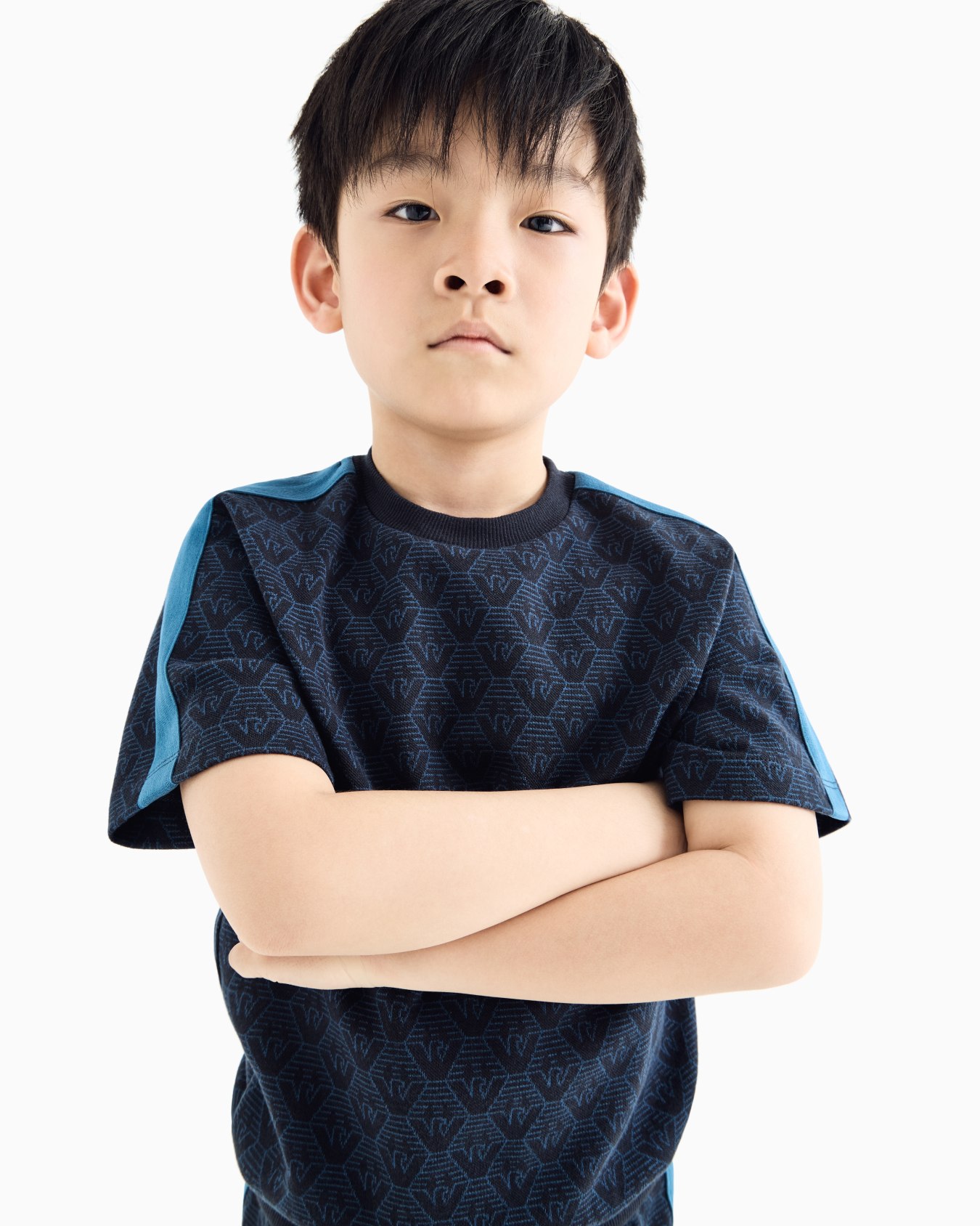 ASV Tシャツ ジャカードジャージー オールオーバーイーグル スライドする 3