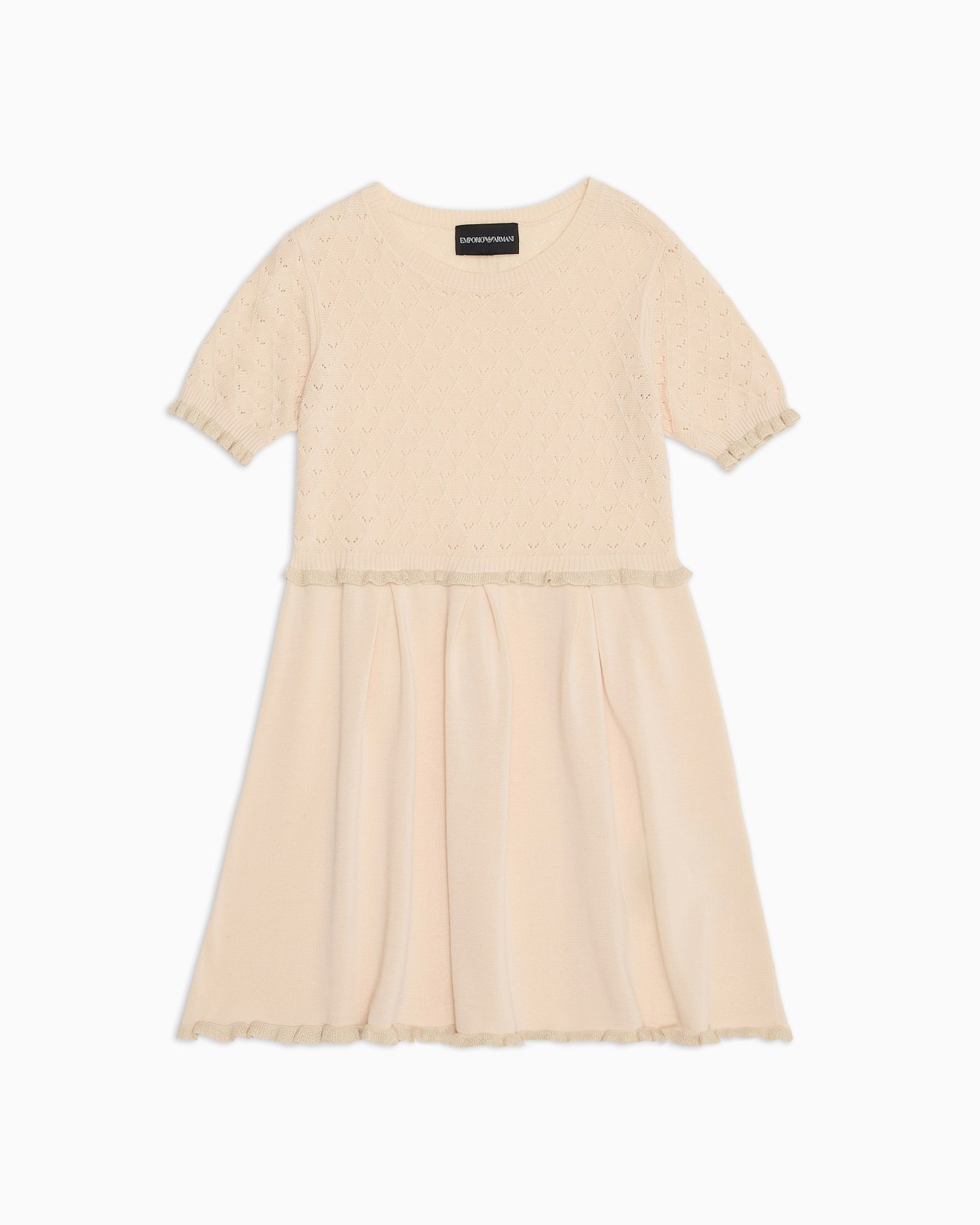 Special Occasion knit dress with openwork motif Slide 0