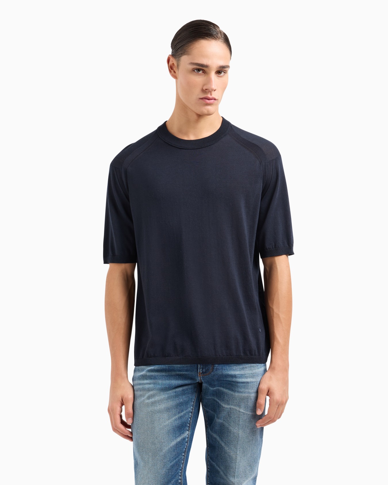 ASV Lyocell-blend plain-knit jumper Slide 3