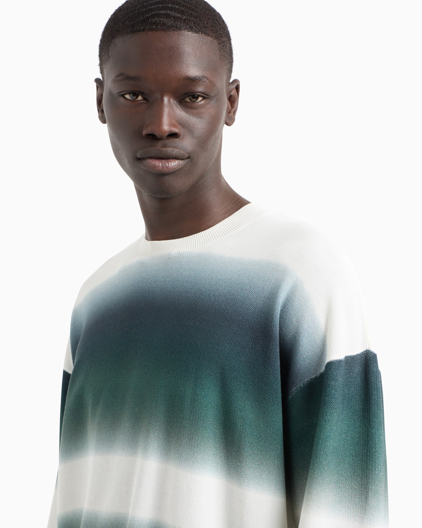 Digital print piqué jumper Slide 5