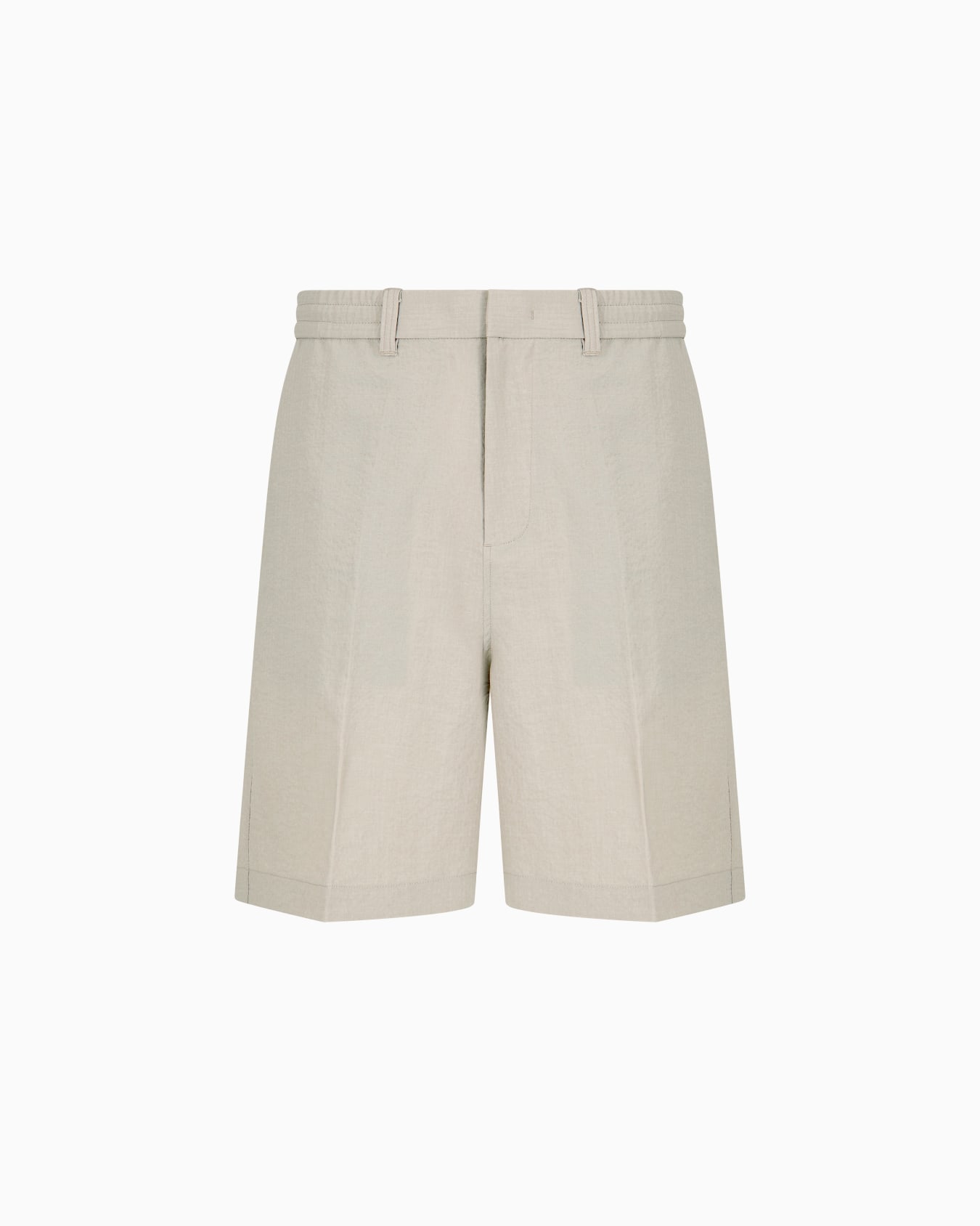 Bermuda avec dos élastique en nylon seersucker Diapositive 0