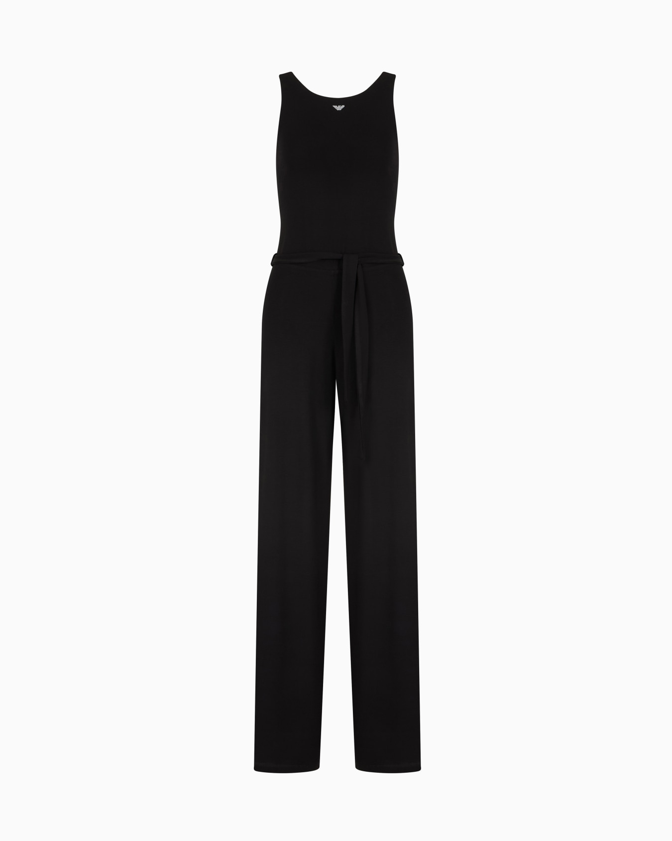 ASV recycled viscose beachwear jumpsuit with micro stud logo Slide 0