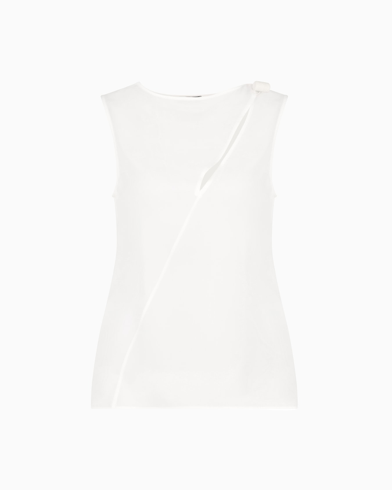 Top en georgette doble de seda Icon Diapositiva 0