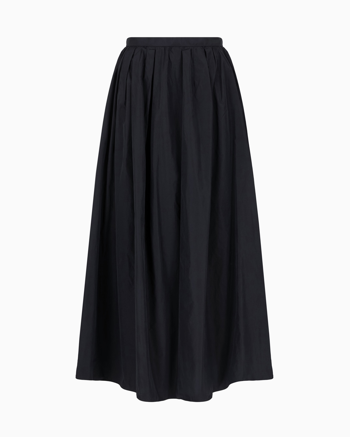 Taffeta long skirt with darts Slide 0