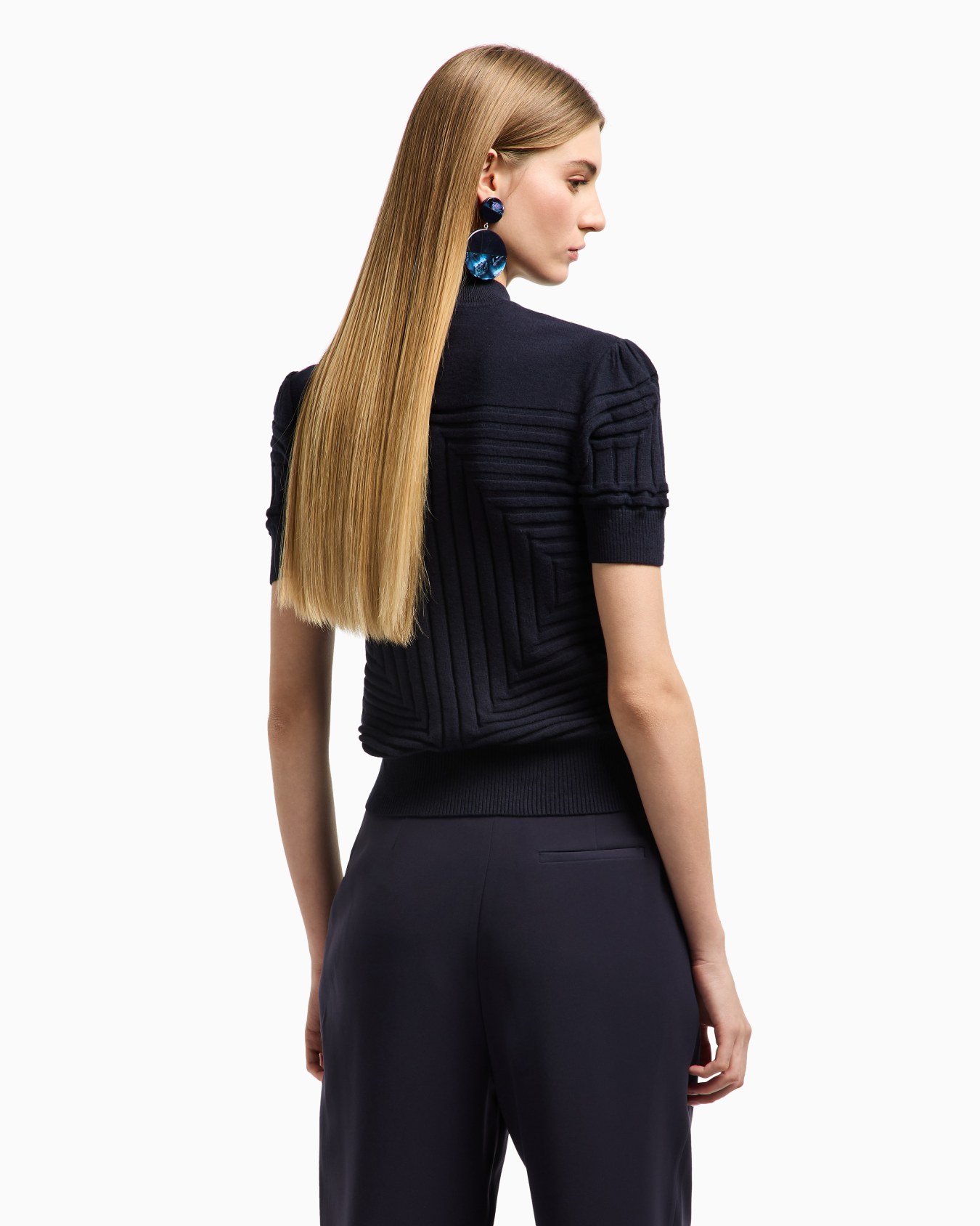 Jumper with ribbed and plain-and-purl knit Slide 2