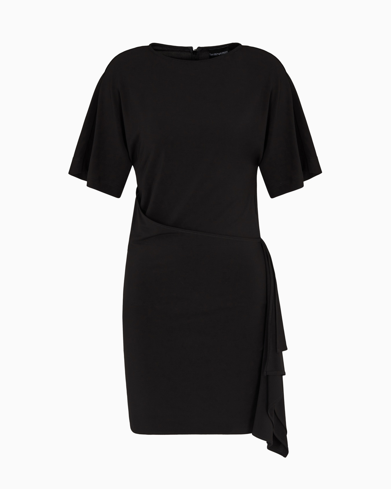 Dawn to Dusk stretch-jersey dress with flounce Slide 0