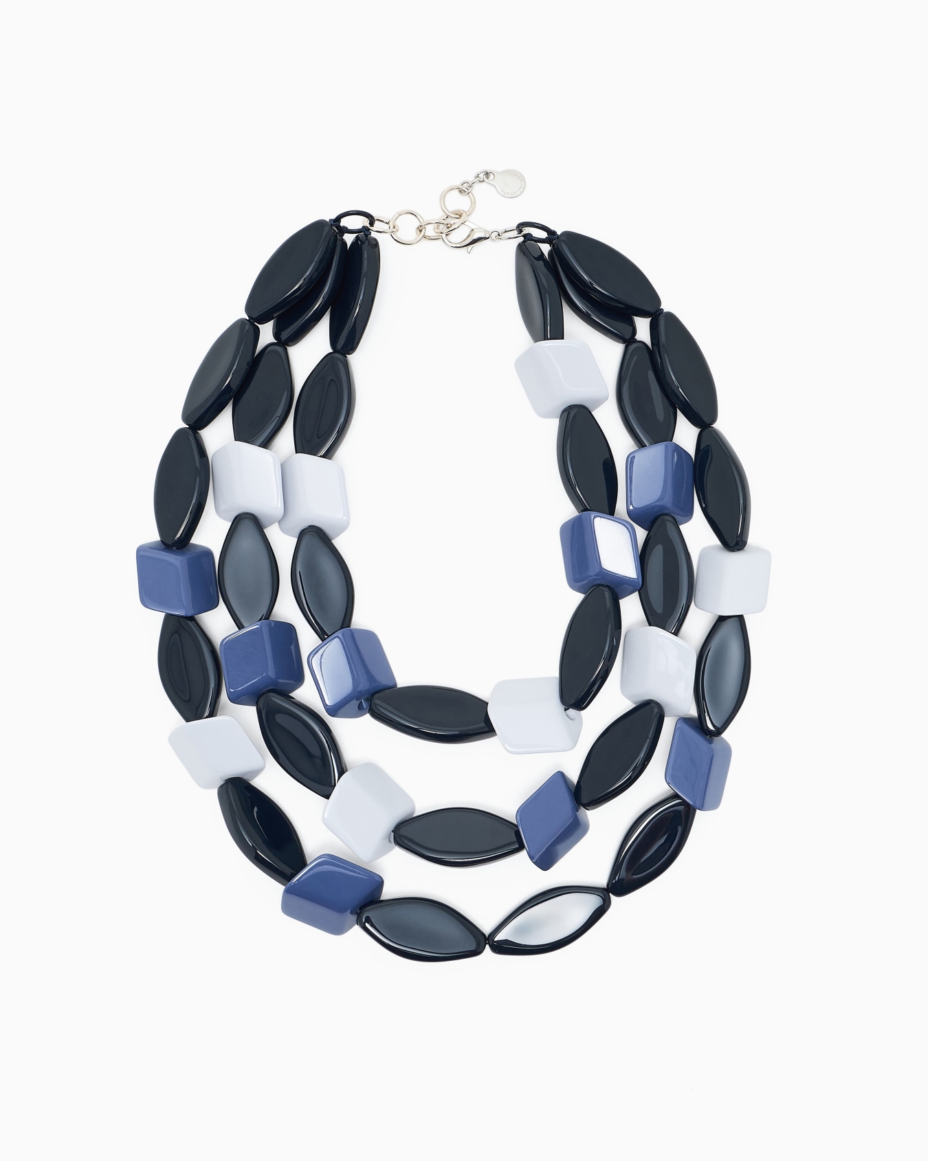 Multistrand necklace with multiform gemstones Slide 0