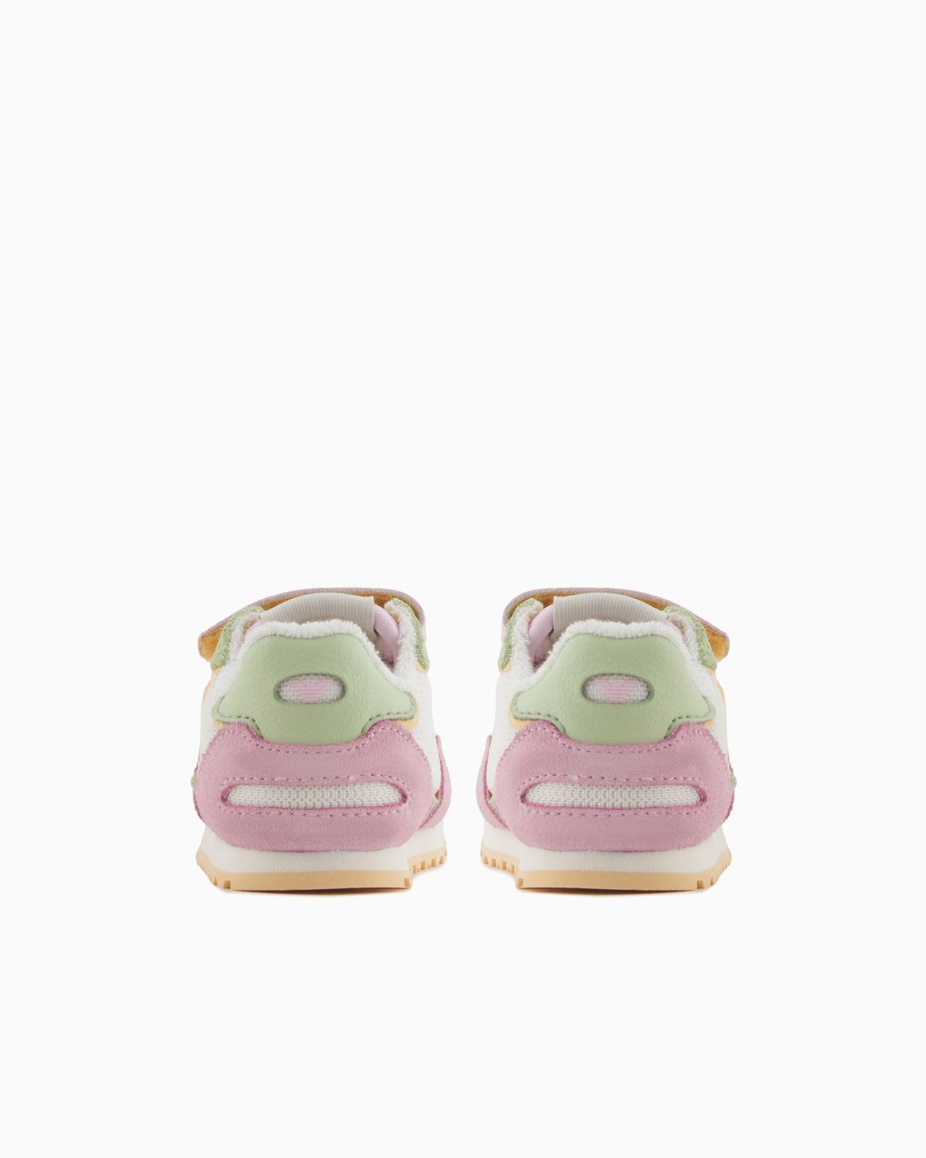 Mesh sneakers with suede details and eagle patch Slide 3