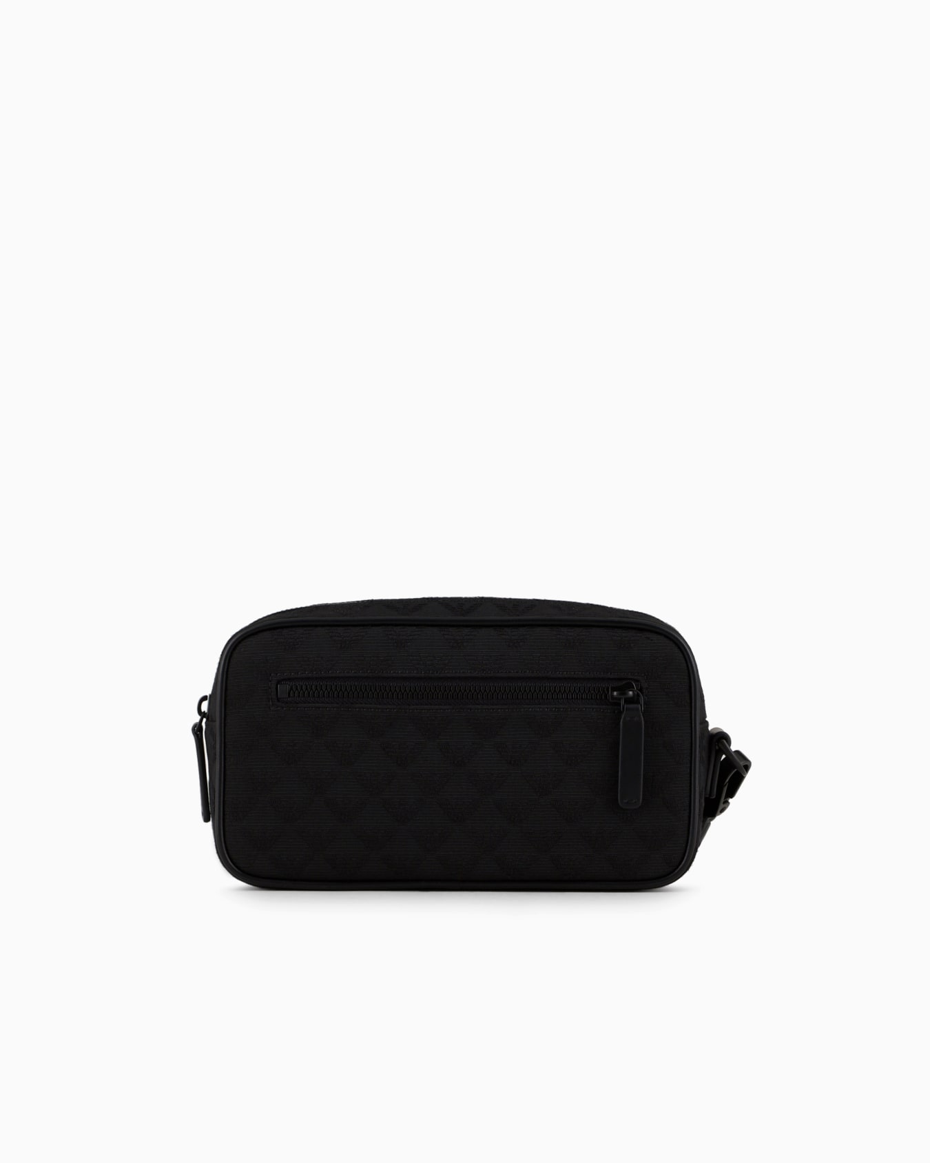 Neceser de nailon con motivo integral de águila en tejido jacquard Diapositiva 1