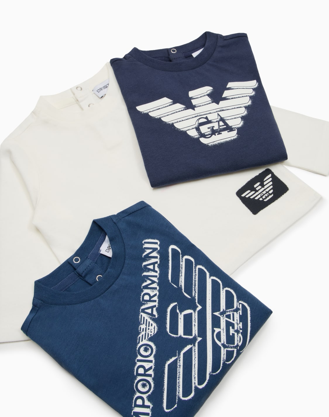 asv-トップス3枚セット-ジャジ-イグルプリント-ブル--emporio-armani