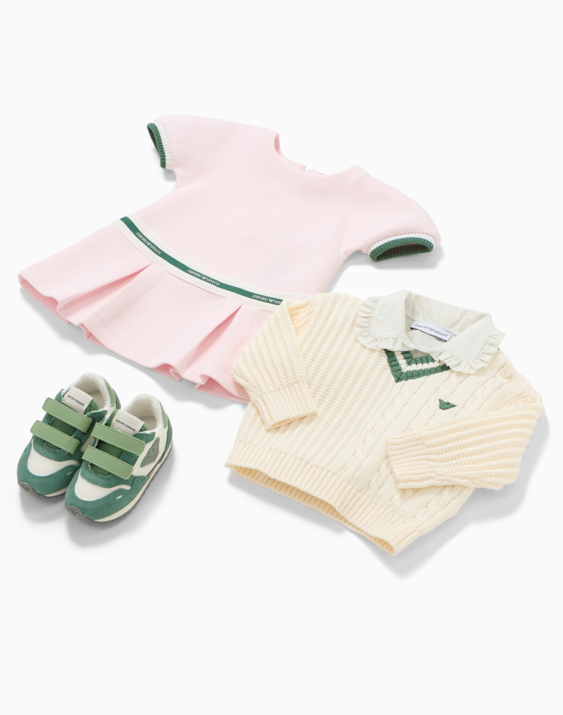 double-jersey-dress-with-logo-tape-pink--emporio-armani