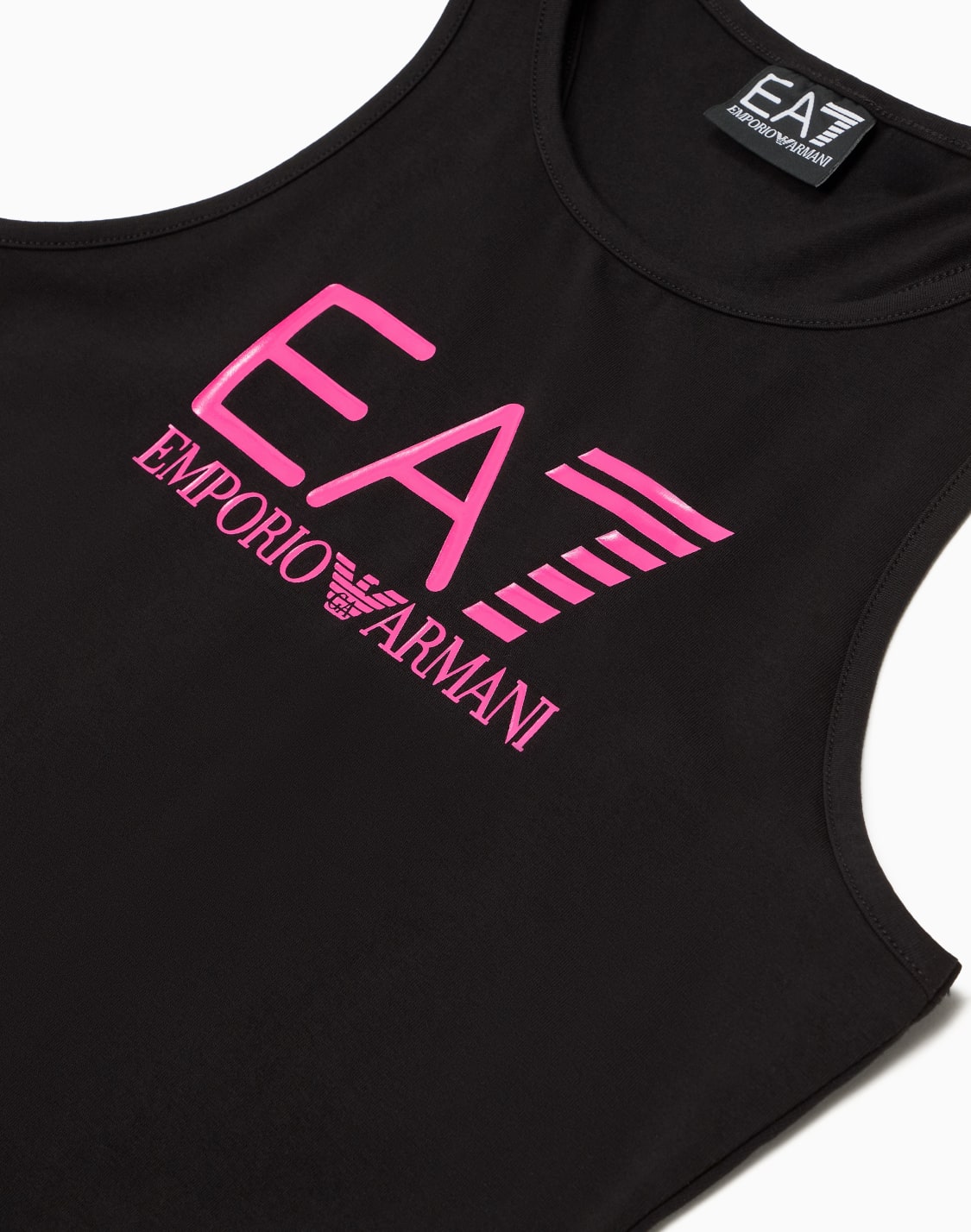 logo-series-girl-stretch-cotton-dress-black--ea7