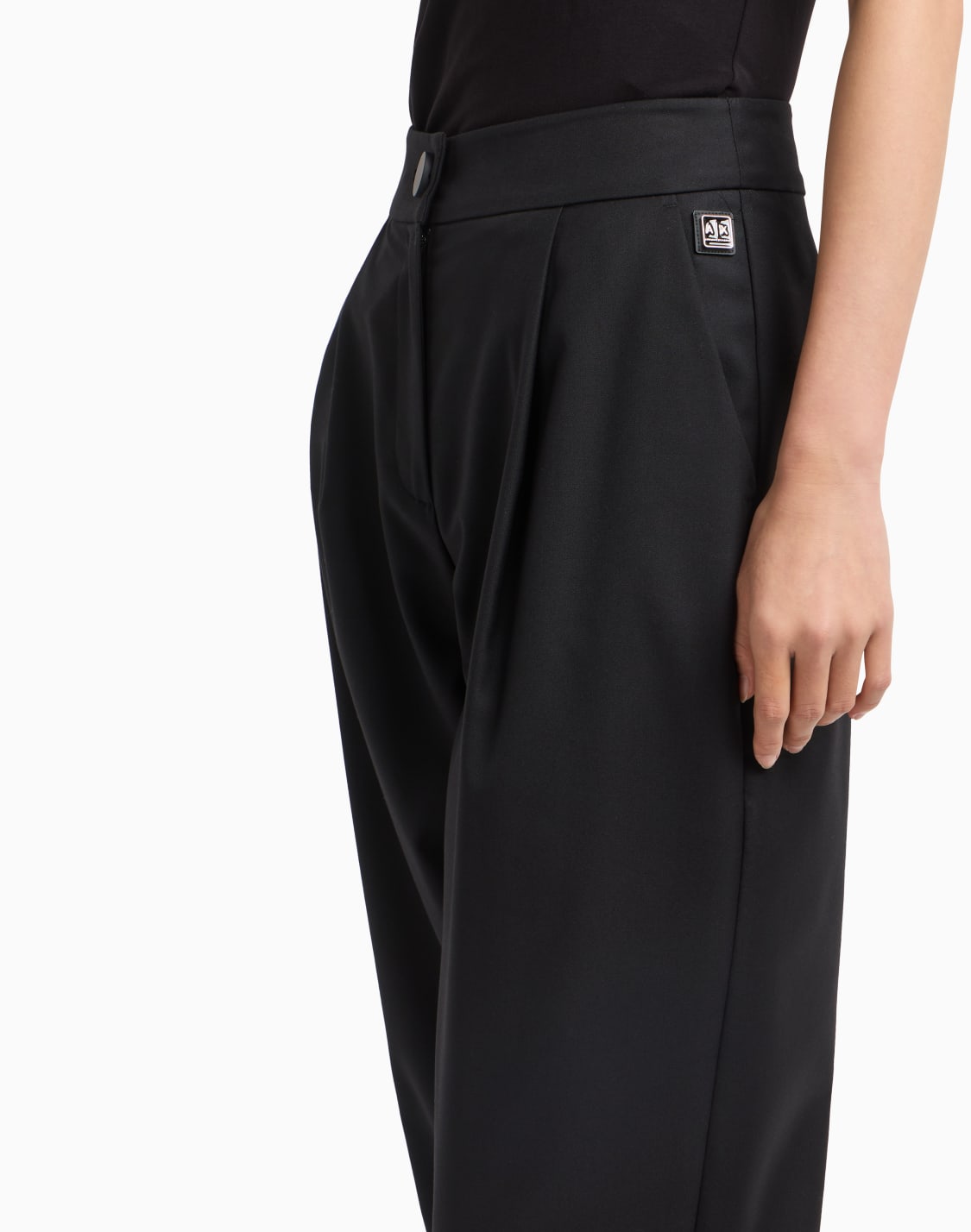 twill-pleated-trousers-black--armani-exchange