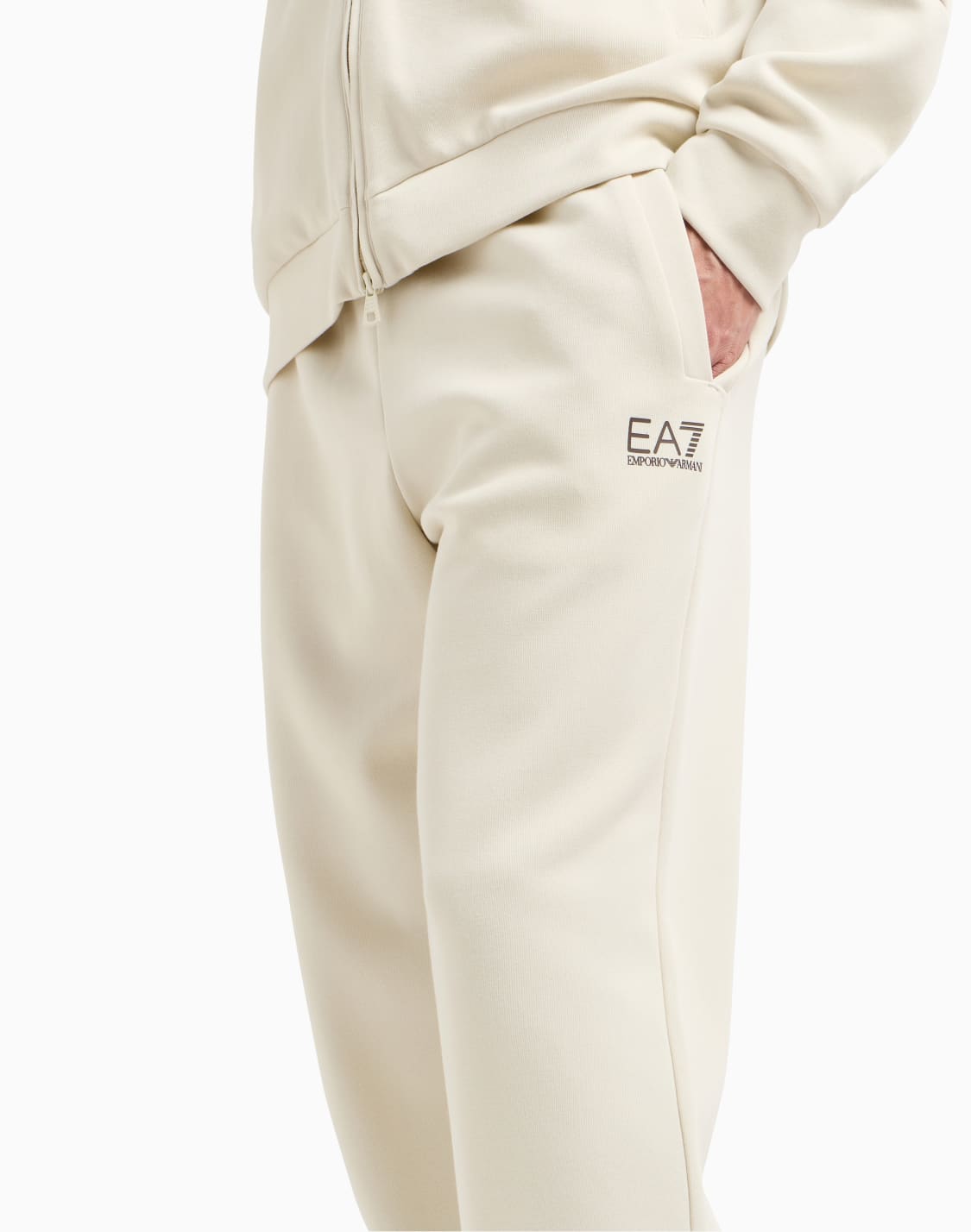 summer-block-cotton-blend-tracksuit-beige--ea7