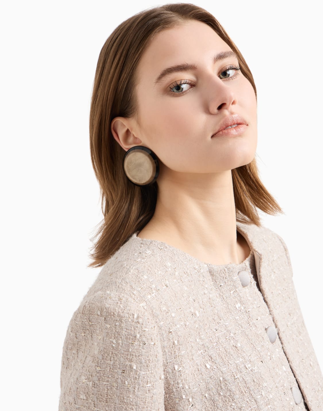 shiny-oversized-round-earrings-brown--emporio-armani