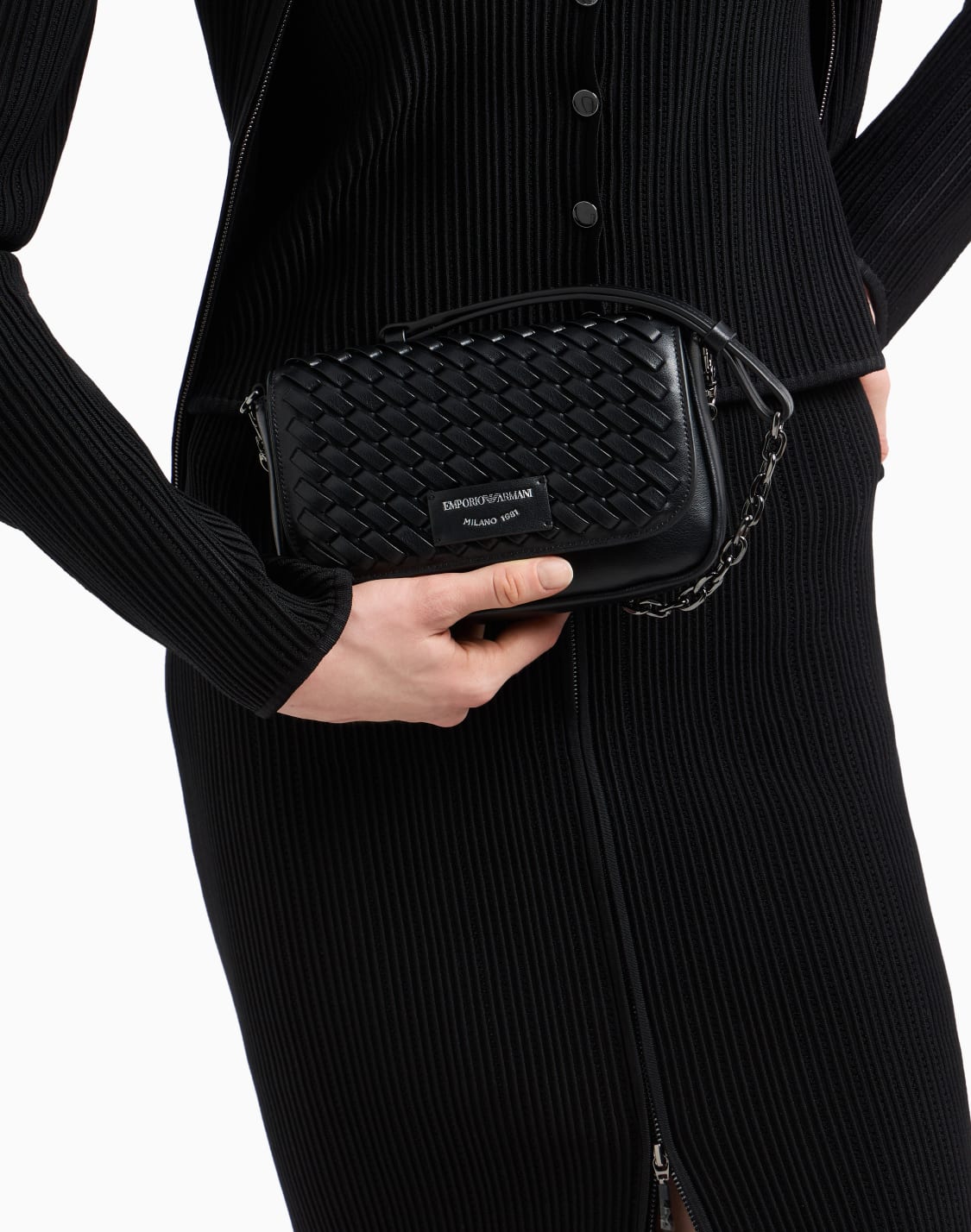 フルジップ-ペンシルスカト-スムスオットマン-ブラック--emporio-armani