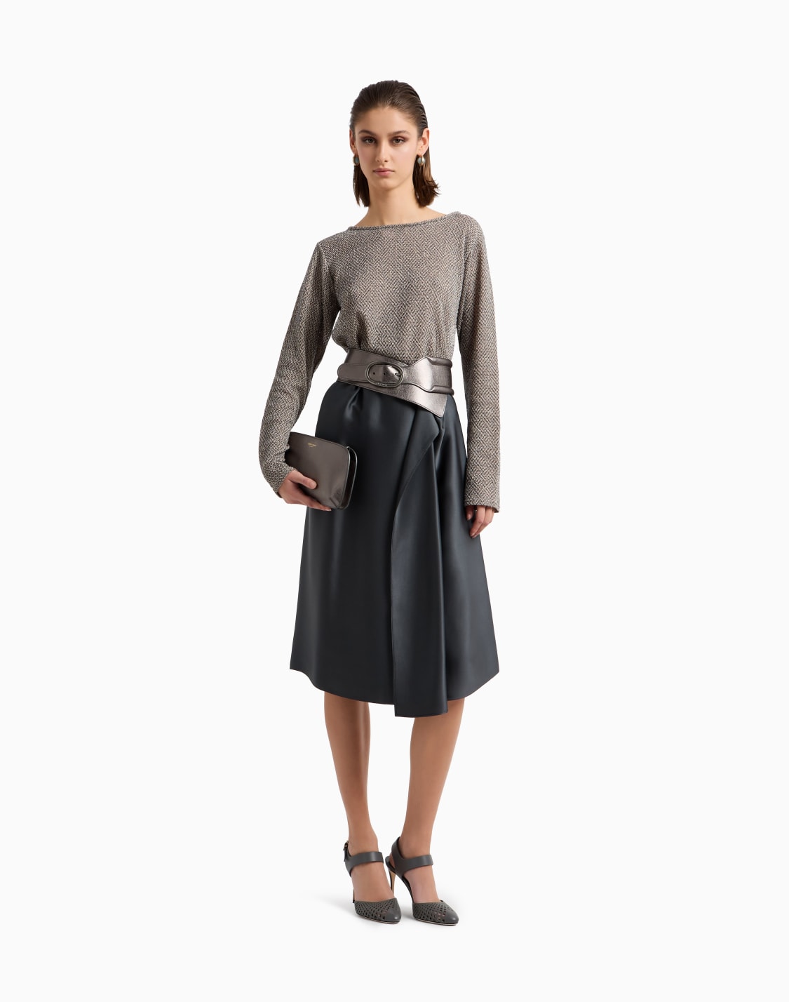 midi-skirt-in-double-sided-silk-satin-grey--giorgio-armani