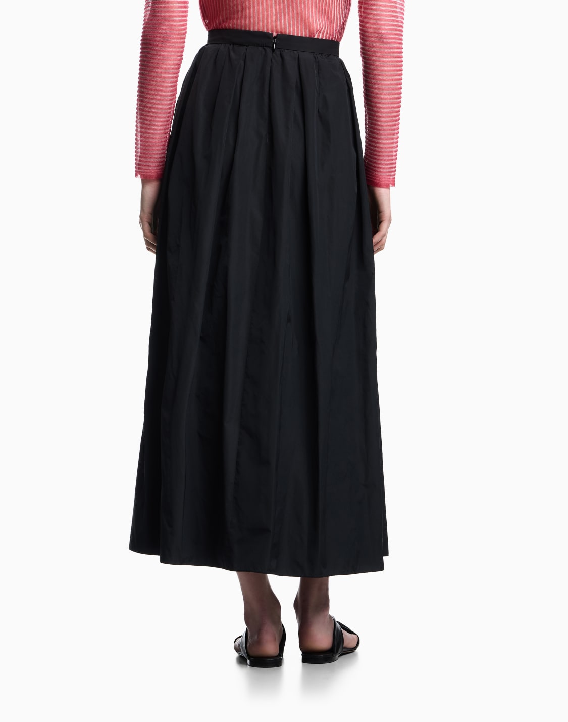 taffeta-long-skirt-with-darts-black--emporio-armani