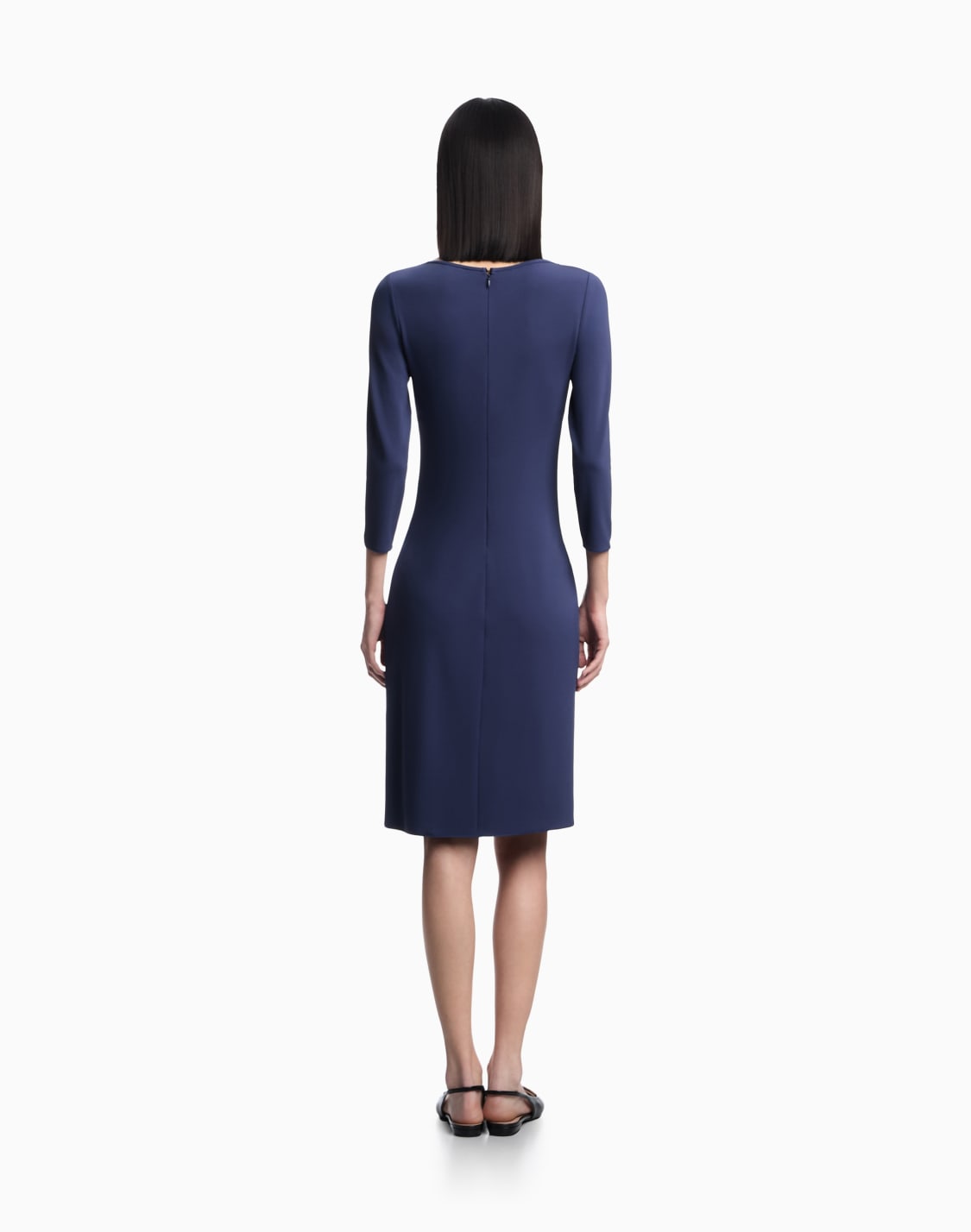 トションドレス-インタロックジャジ-ブル--emporio-armani