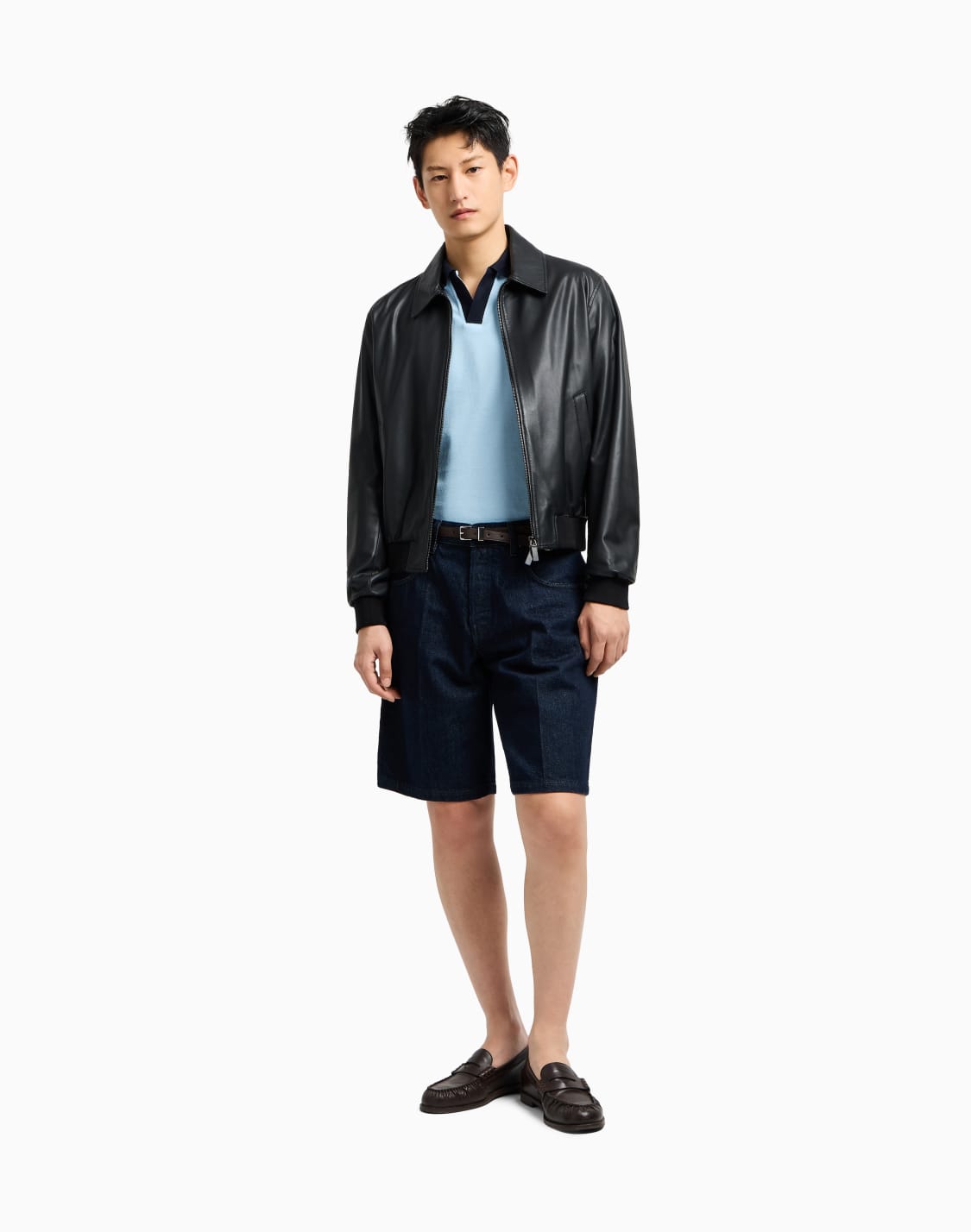 polo-en-jersey-bleu-clair--emporio-armani