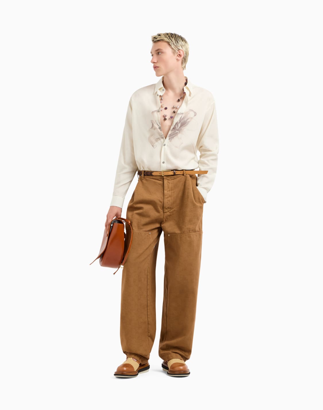 camisa-de-mezcla-de-lyocell-con-estampado-de-lirio-asv-blanco--emporio-armani