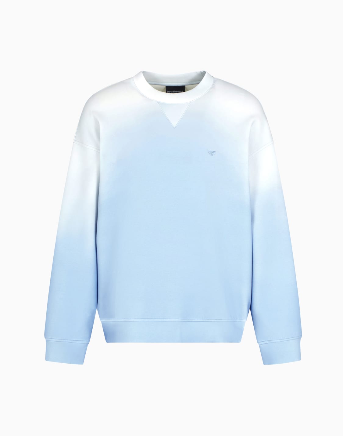 sweat-shirt-surdimensionn-en-jersey-dgrad-asv-bleu-clair--emporio-armani