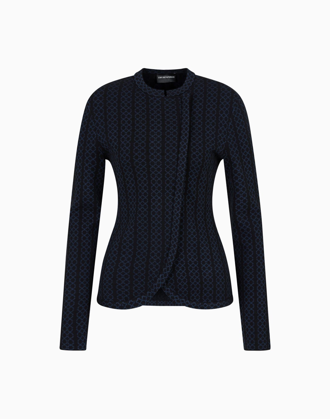 グルカラジャケット-ツトンジャカド-ブラック--emporio-armani