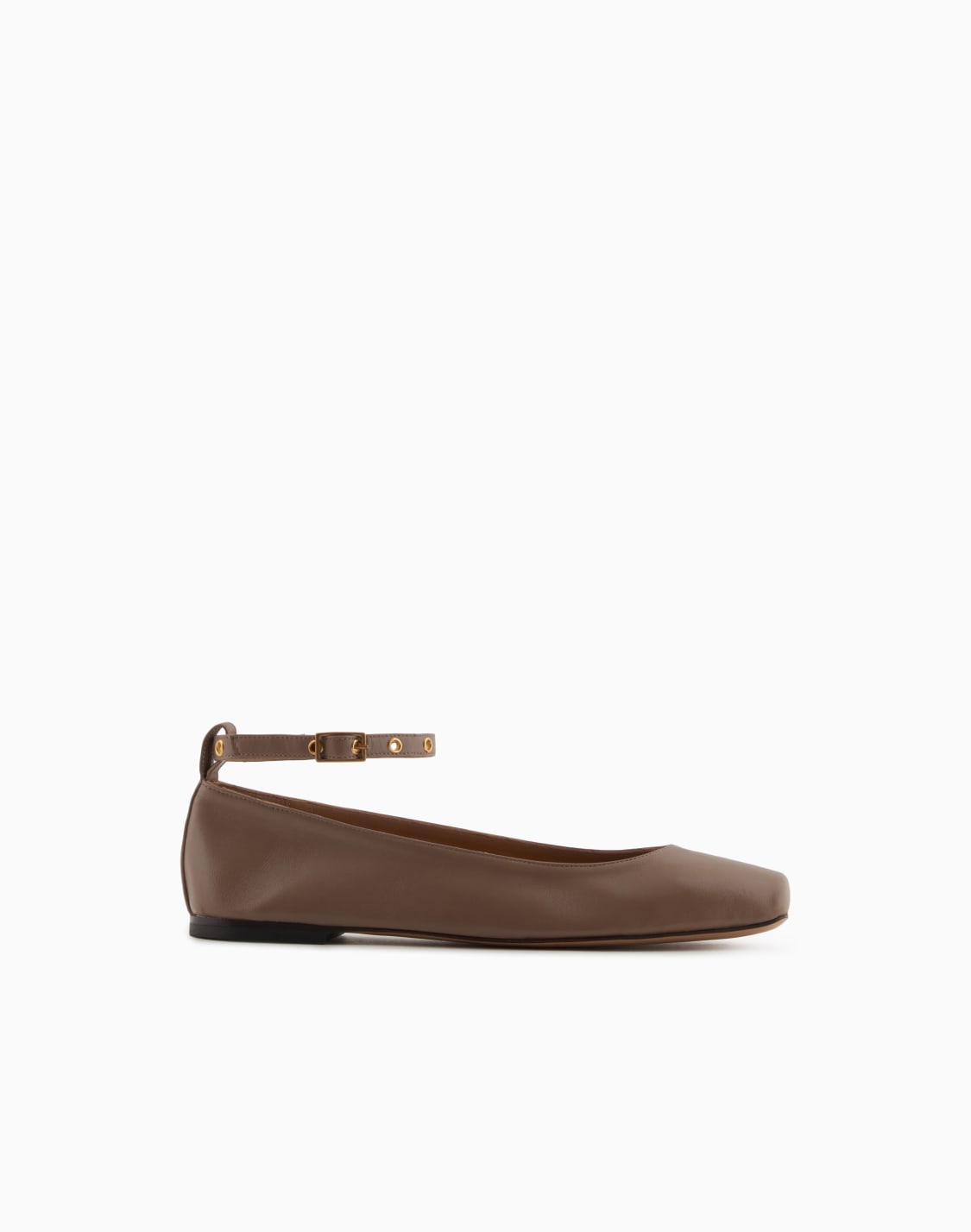 nappa-leather-square-toed-ballerinas-with-strap-brown--emporio-armani