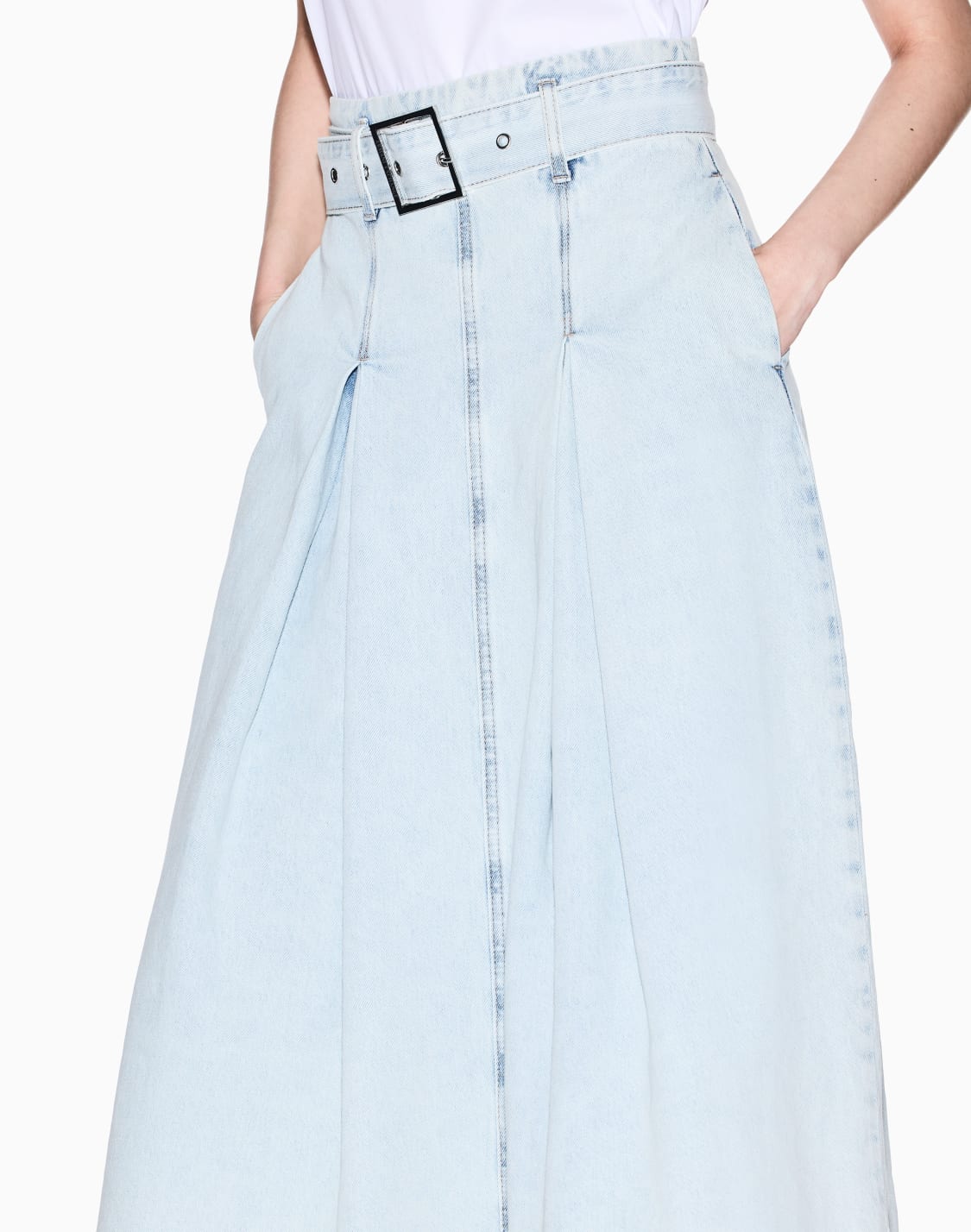 denim-pleated-longuette-skirt-blue--armani-exchange