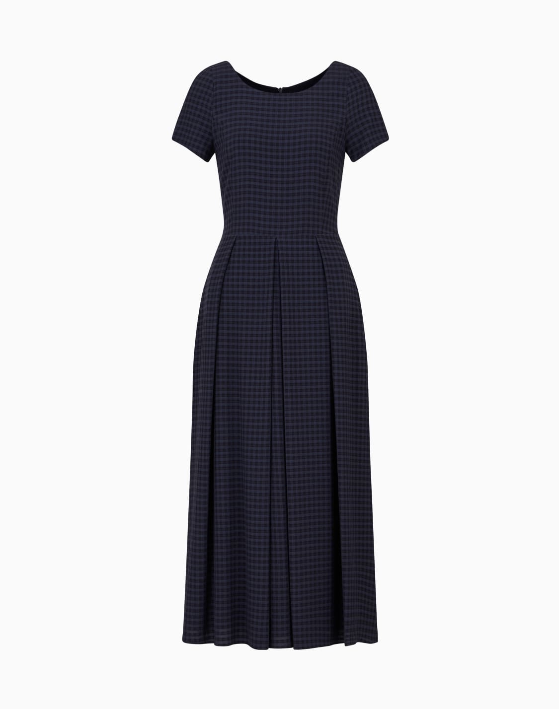 ドレス-チェック-ウエストダツ-ネイビブル--emporio-armani