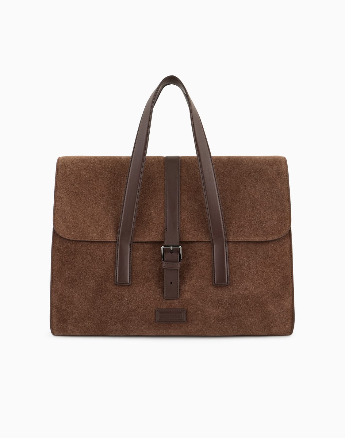 suede-handbag-with-buckle-and-shoulder-strap-brown--emporio-armani