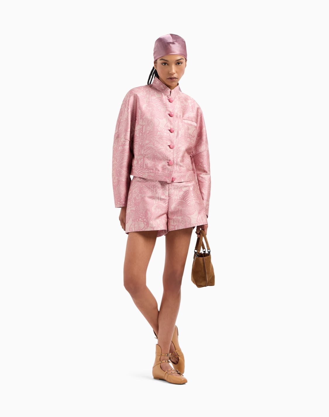 jacquard-shorts-with-an-exotic-motif-pink--emporio-armani
