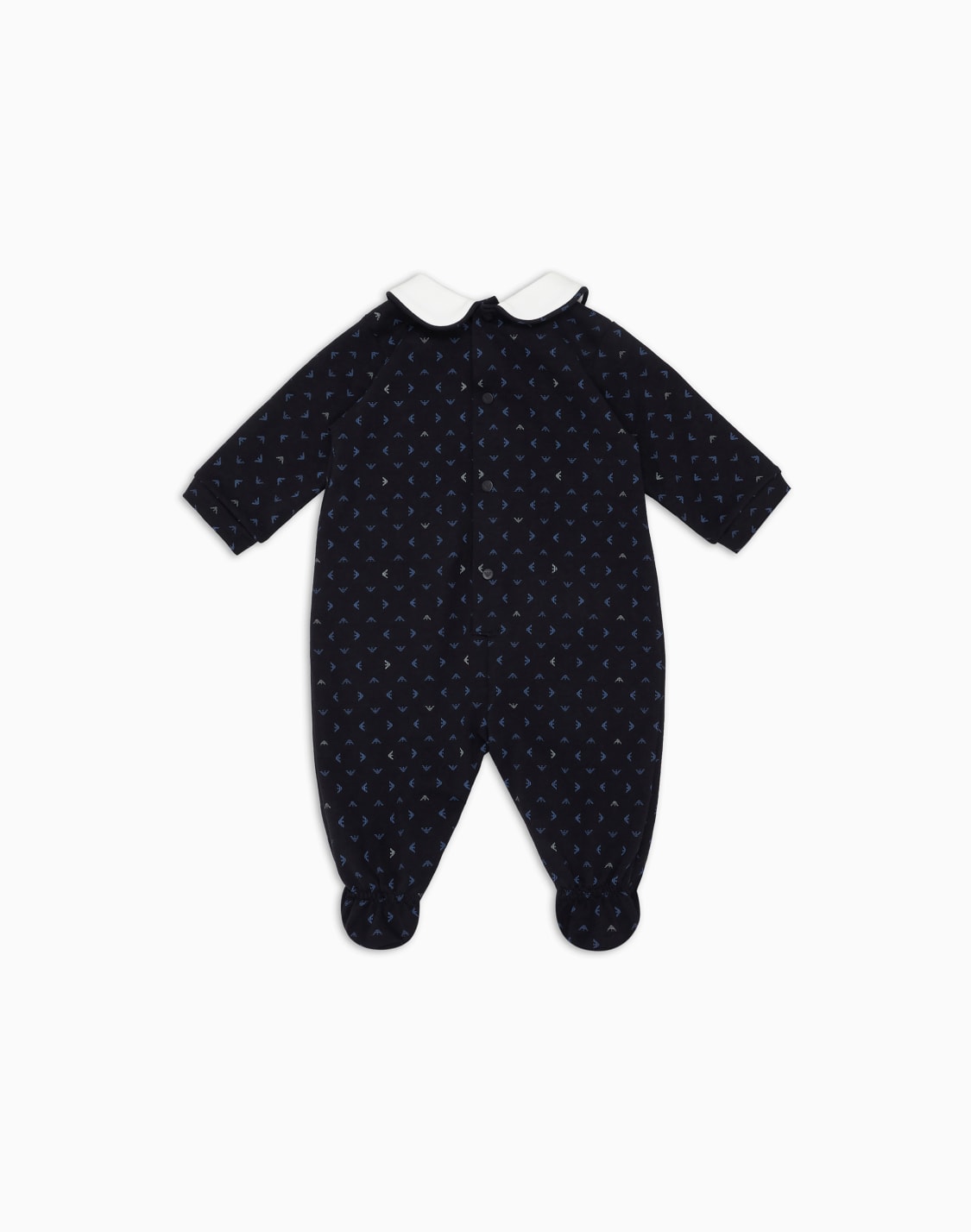 onesie-with-peter-pan-collar-and-all-over-op-art-eagle-blue--emporio-armani