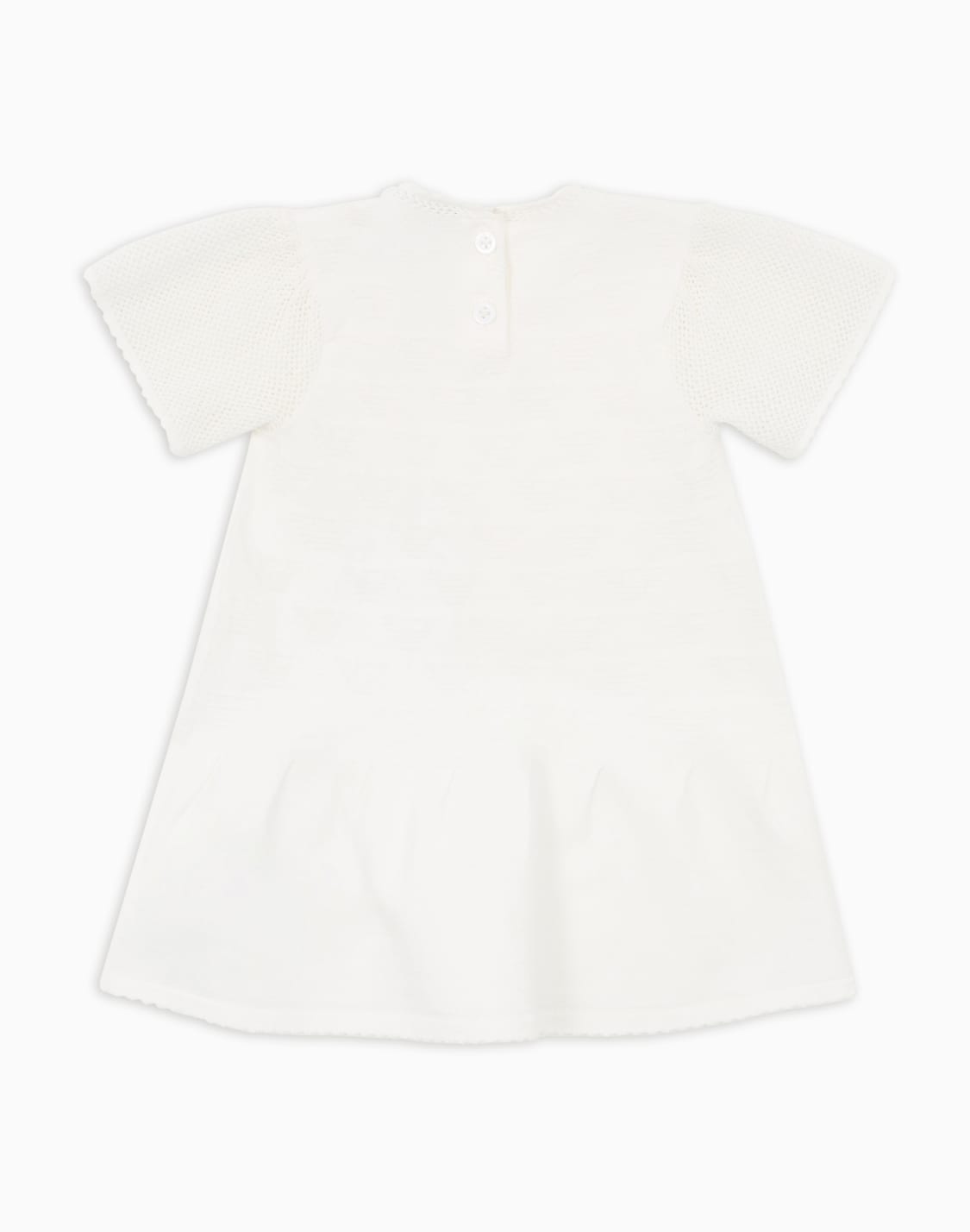 flared-dress-in-all-over-eagle-jacquard-knit-white--emporio-armani