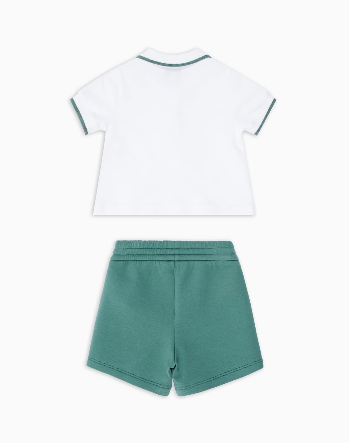 polo-shirt-and-bermuda-shorts-set-in-jersey-with-logo-tape-green--emporio-armani