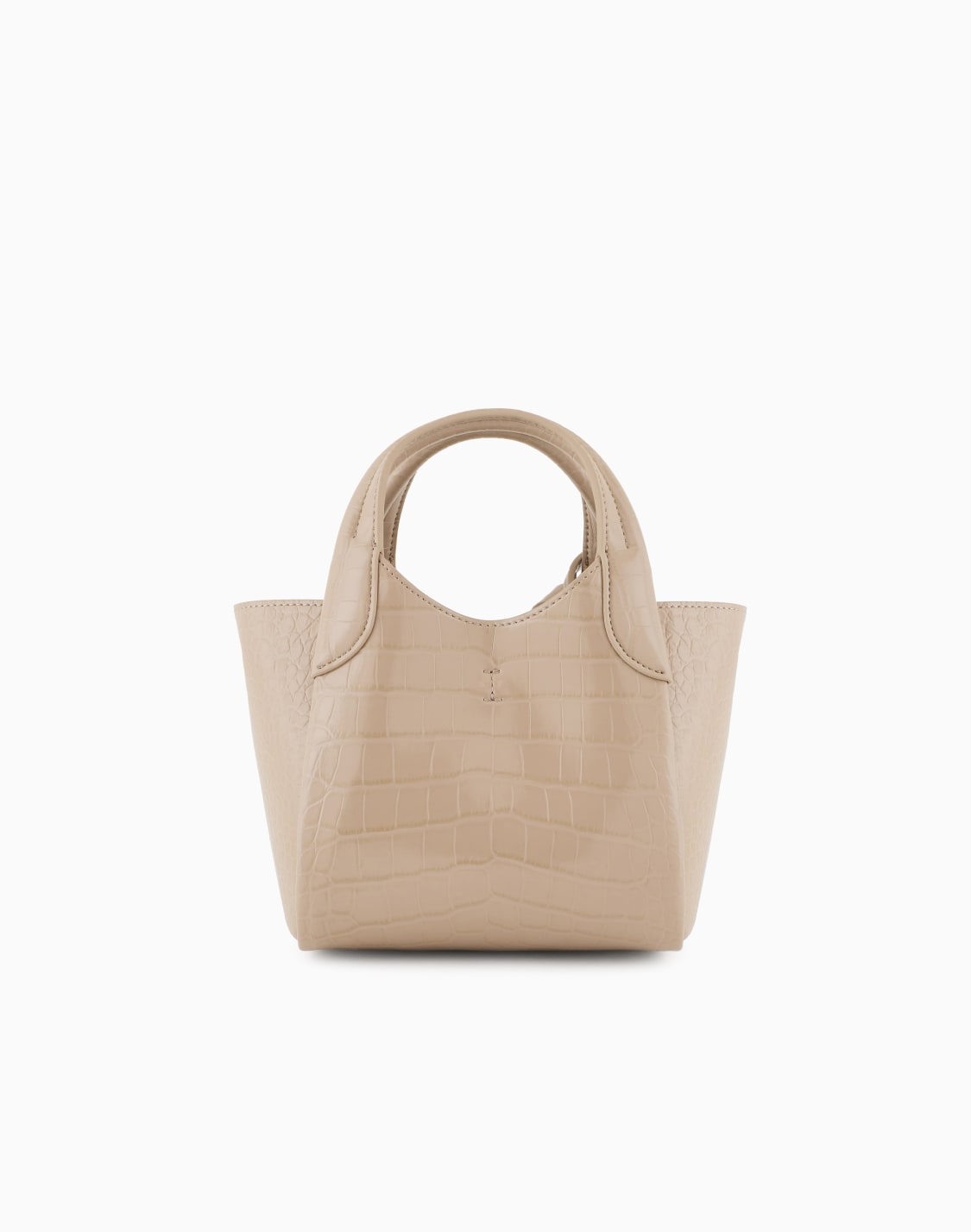 ショッパ-クロコダイルプリントロゴチャム-スモル-ベジュ--emporio-armani