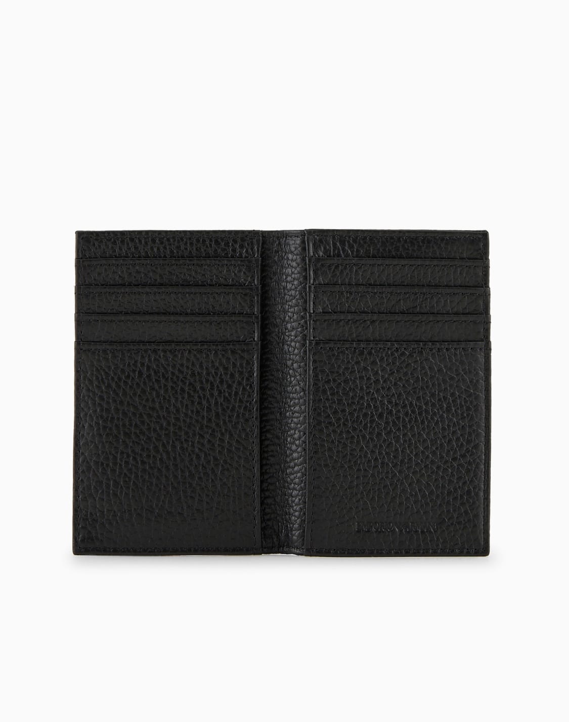 zipped-tumbled-leather-bi-fold-card-holder-black--emporio-armani