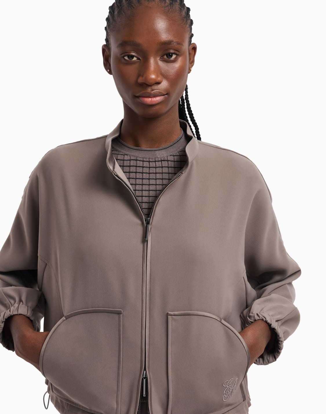 technical-cady-blouson-with-logo-embroidery-brown--emporio-armani