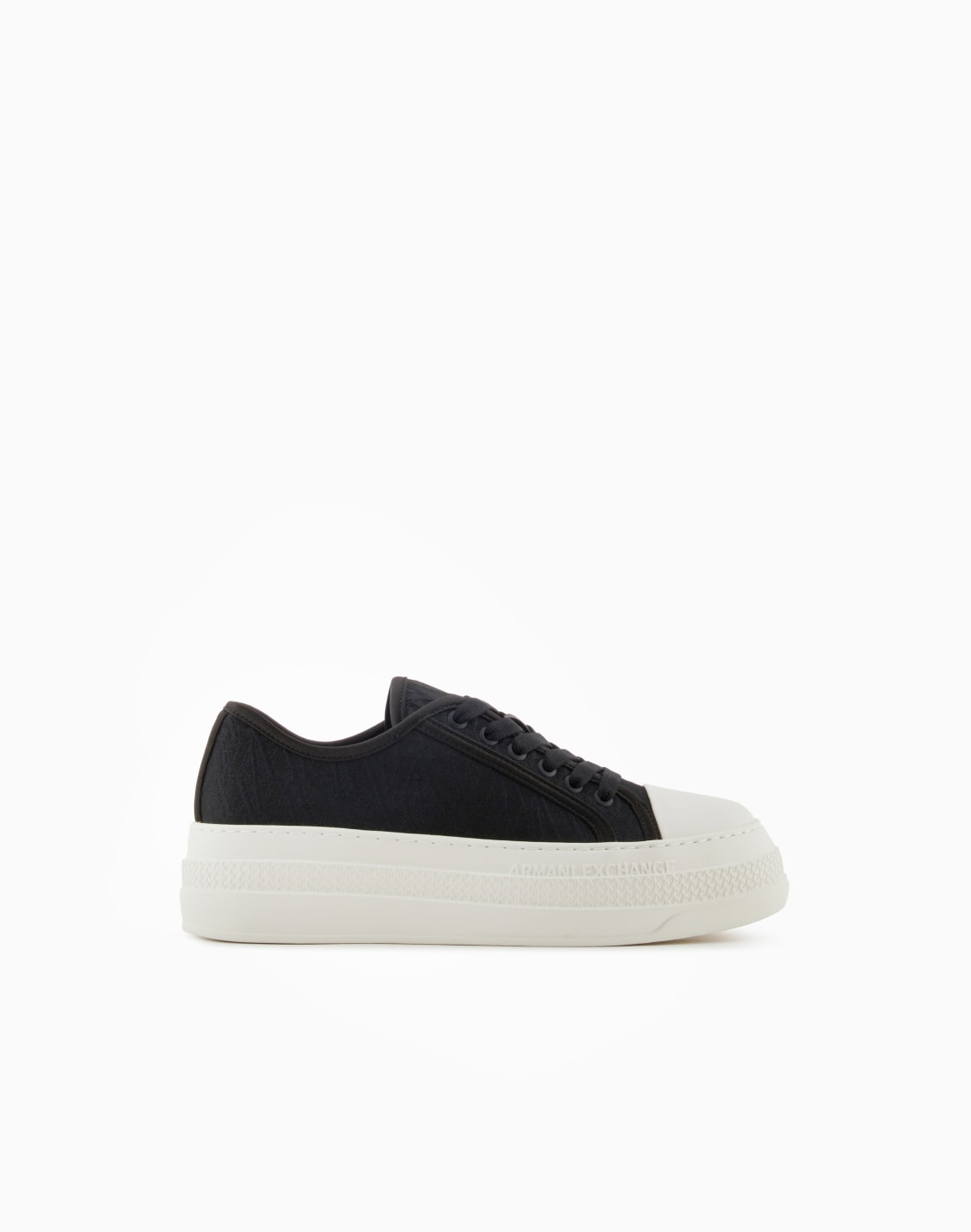 sneakers-con-logo-allover-nero--armani-exchange
