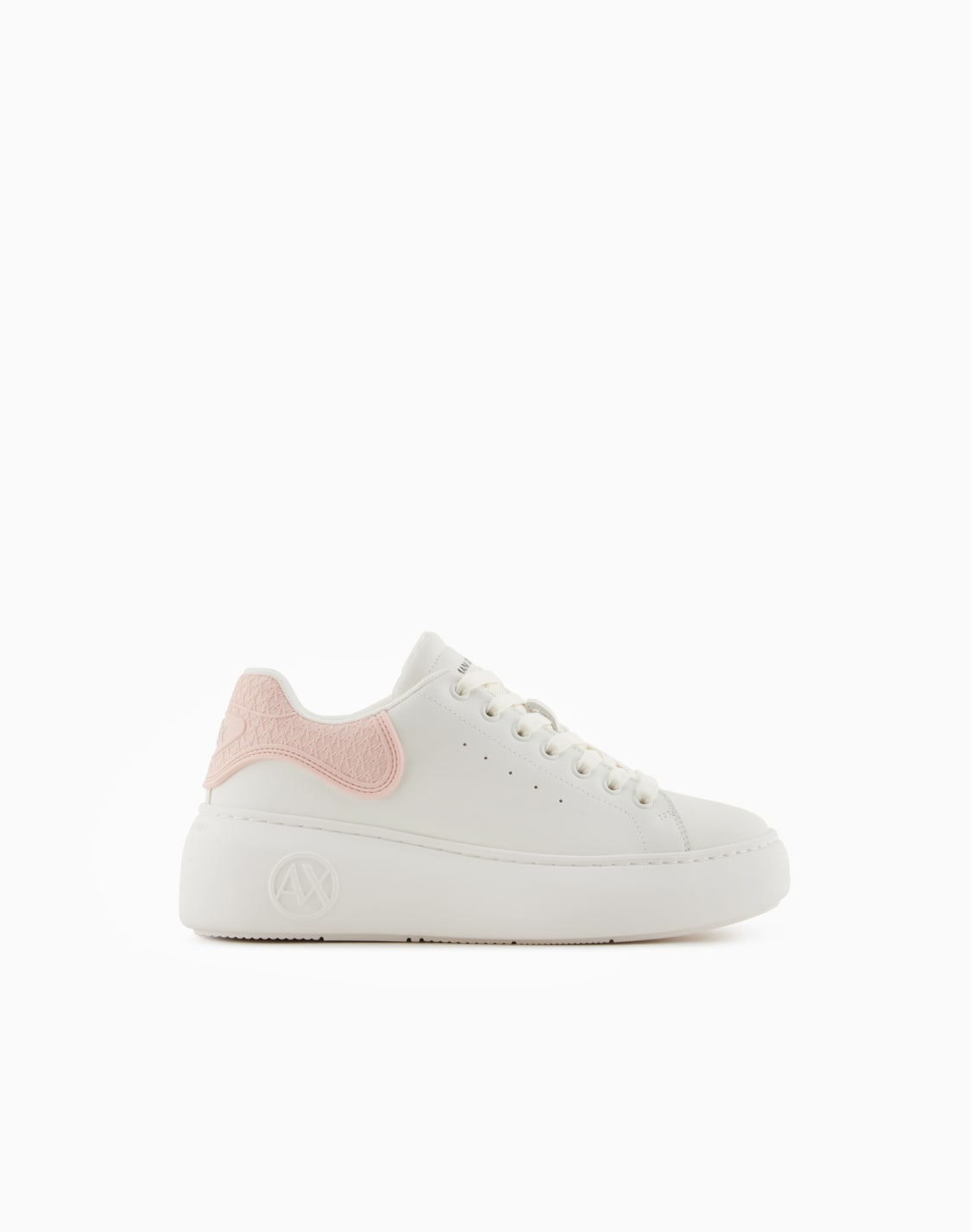sneakers-con-suola-alta-bianco--armani-exchange