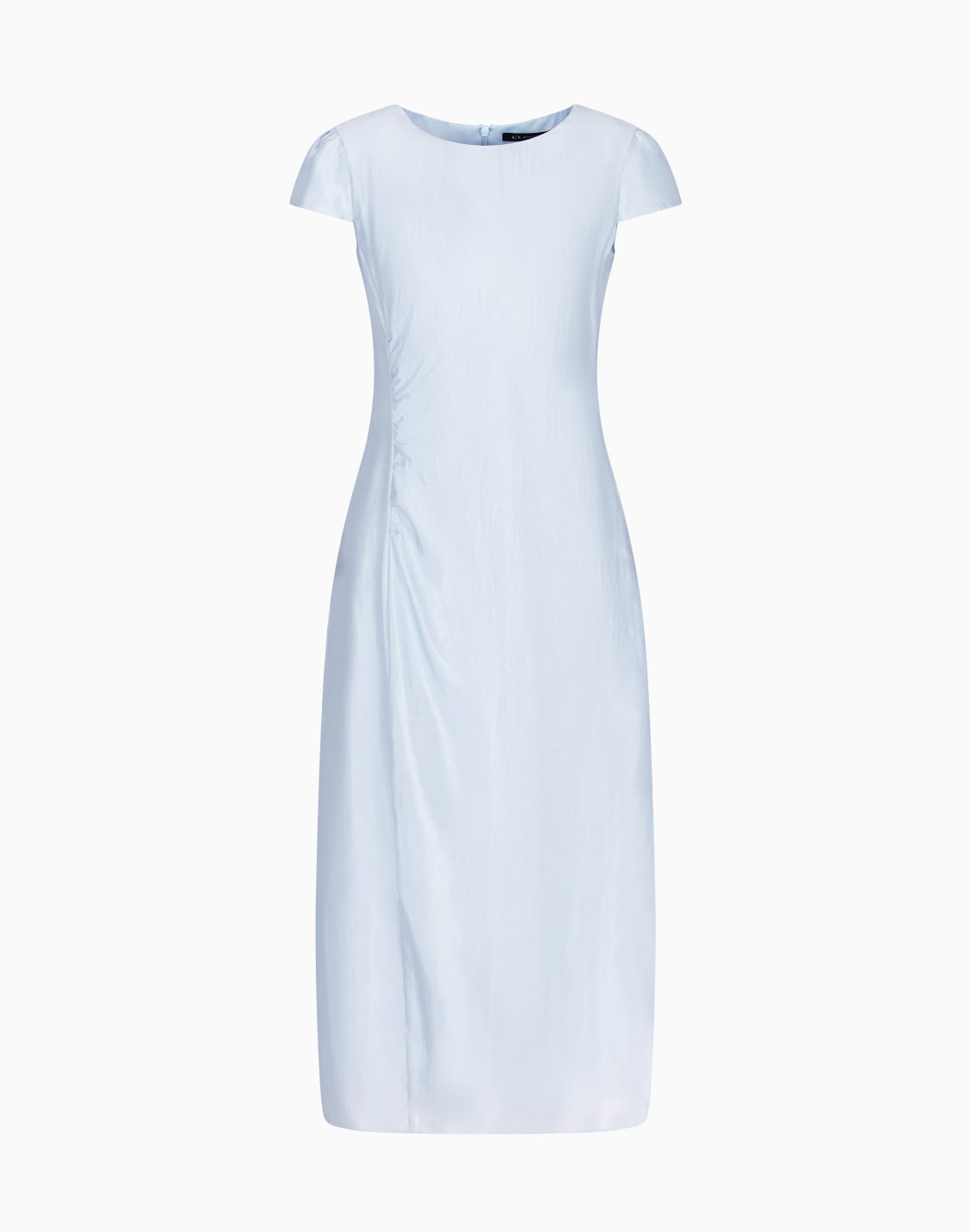 longuette-dress-with-slit-light-blue--armani-exchange