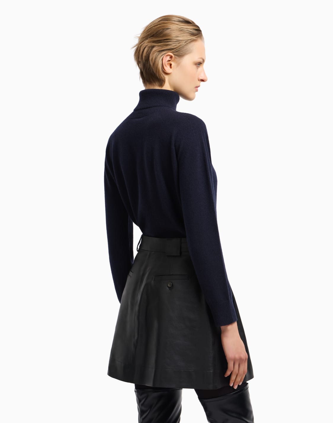 nappa-lambskin-skirt-with-godet-pleat-black--emporio-armani