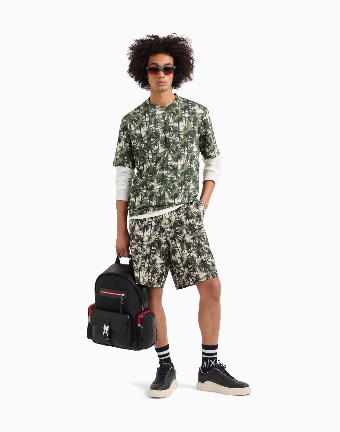 regular-fit-palm-tree-patterned-t-shirt-green--armani-exchange